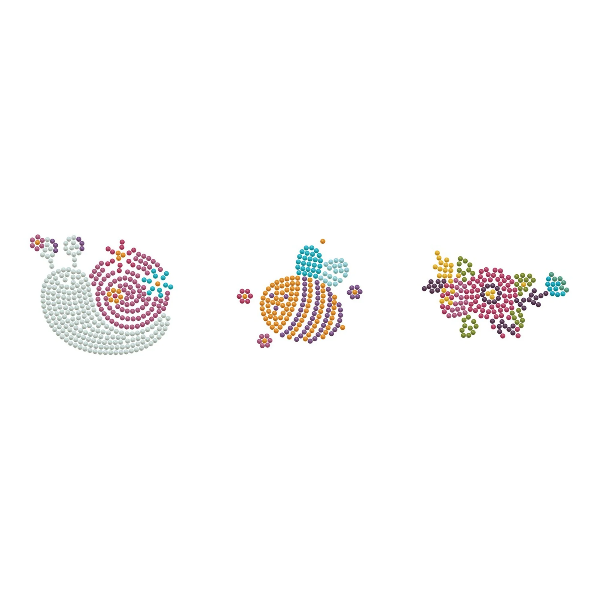 Diamond Dotz DOTZIES 3 STICKERS Multi Pack - Garden Friends - Image 5