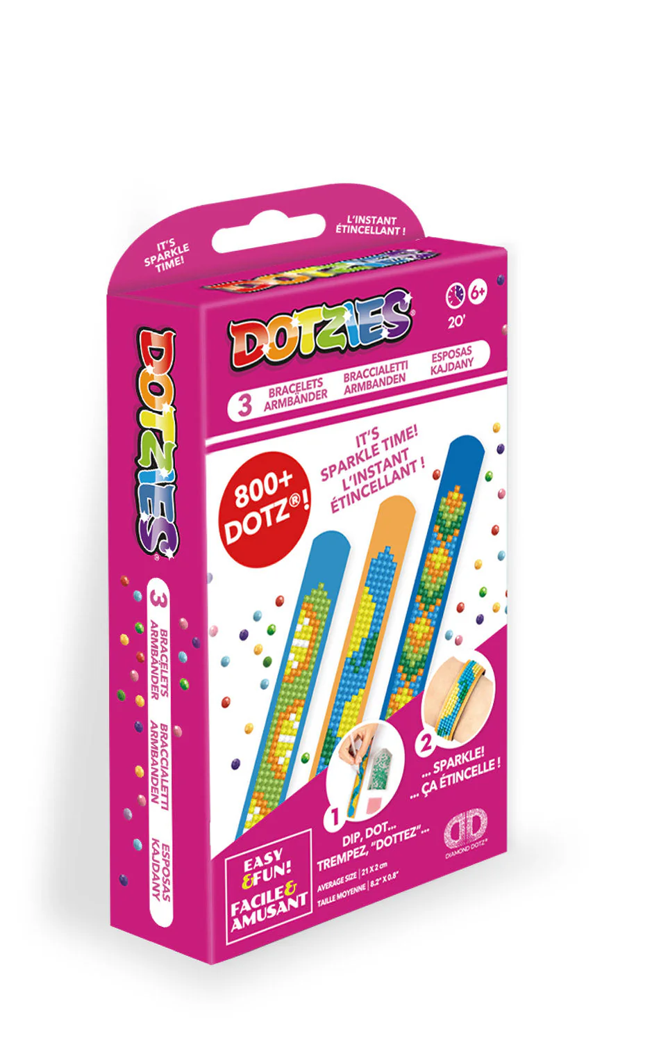 Diamond Dotz DOTZIES Troppo Bracelets Diamond Painting - 8.3" x 0.8" - Image 6
