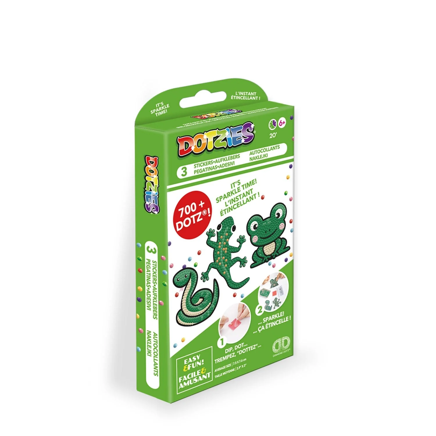 Diamond Dotz DOTZIES 3 STICKERS Multi Pack - Slip n Slide - Image 7