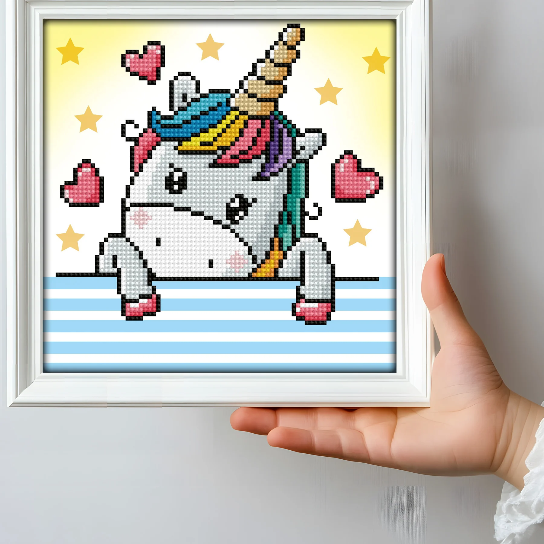 Diamond Dotz DOTZIES U Baby Diamond Painting - 9.1" x 9.1" - Image 3