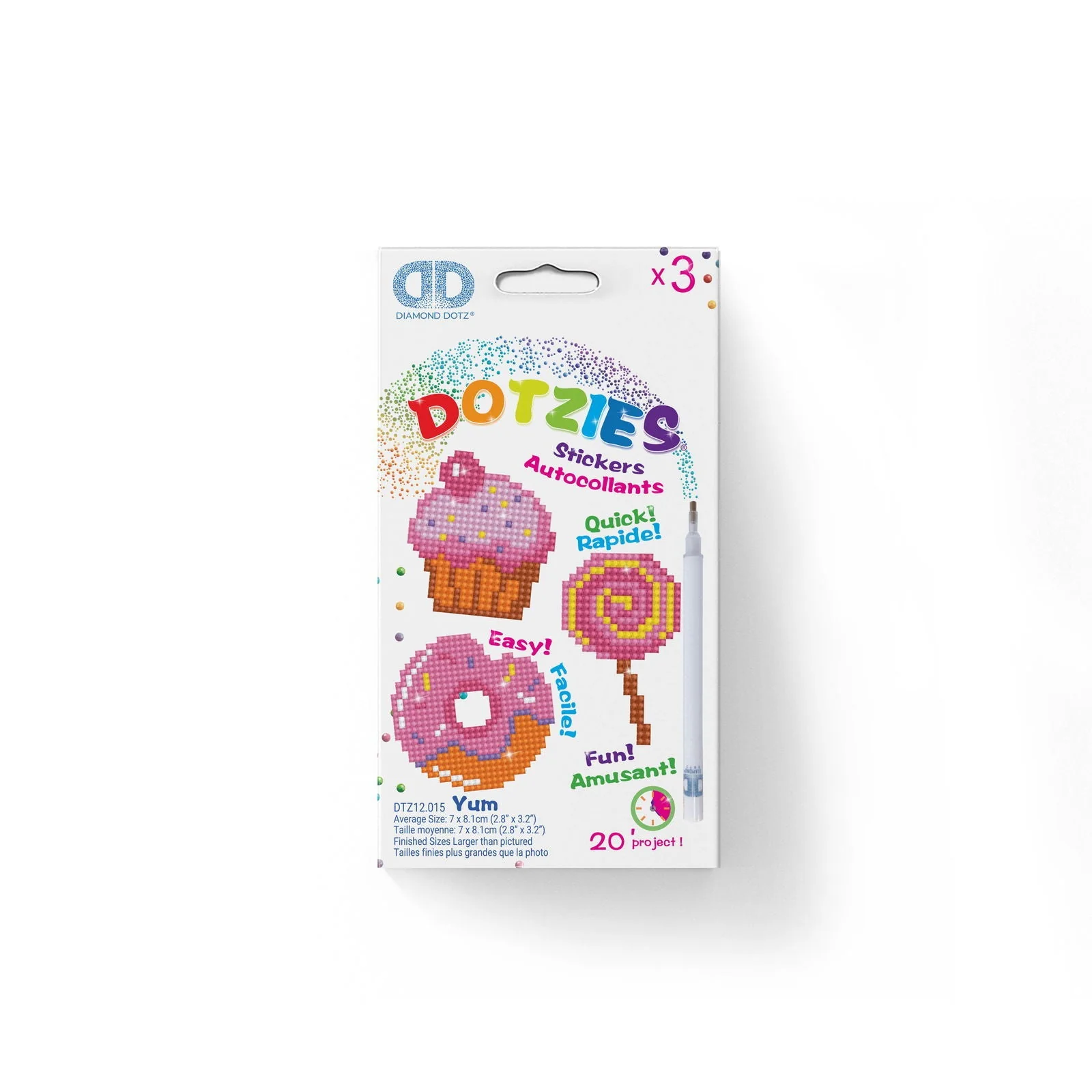 Diamond Dotz Yum - DOTZIES Stickers Kit - Image 2
