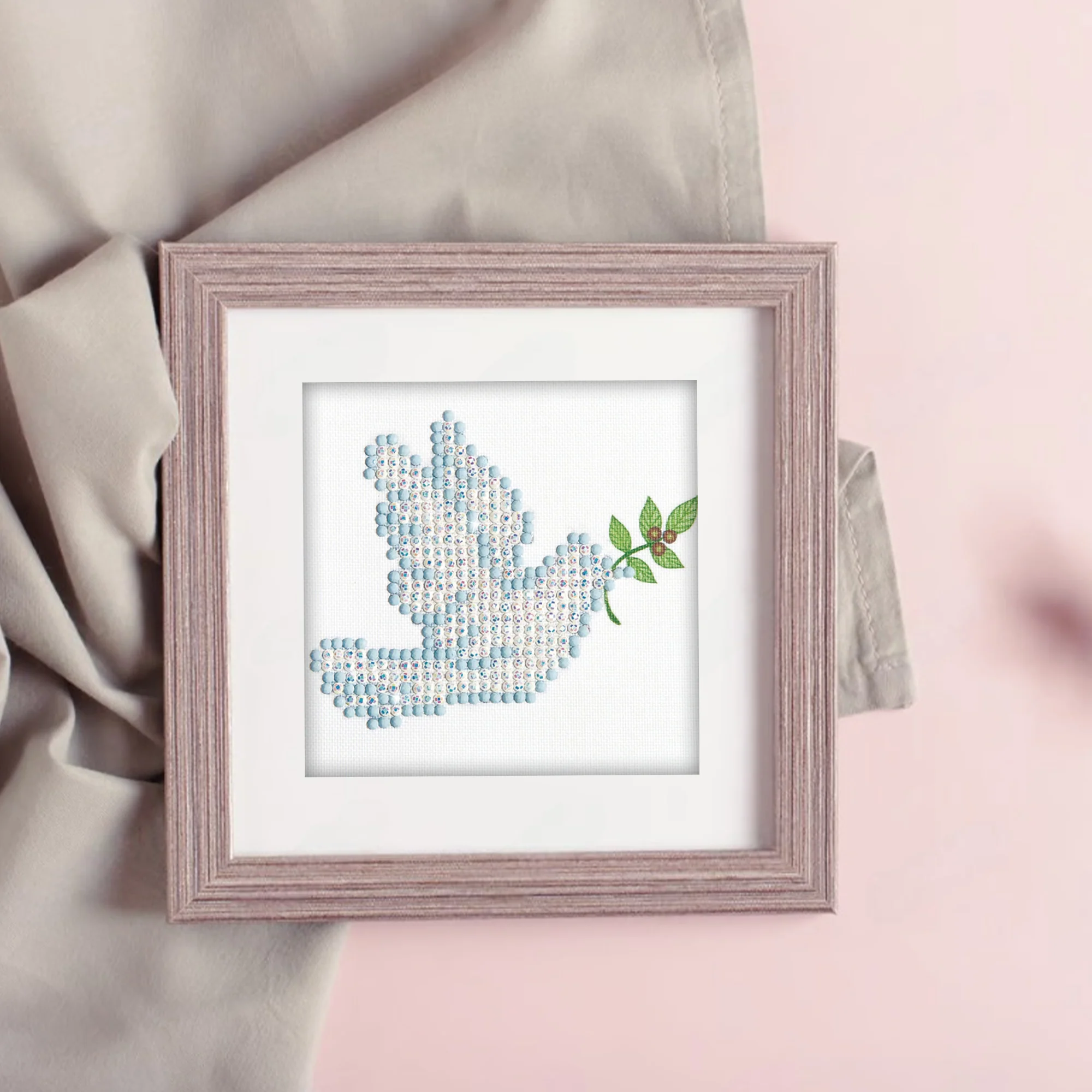 Diamond Dotz Dove of Peace - 4.0" x 4.0" - Image 4