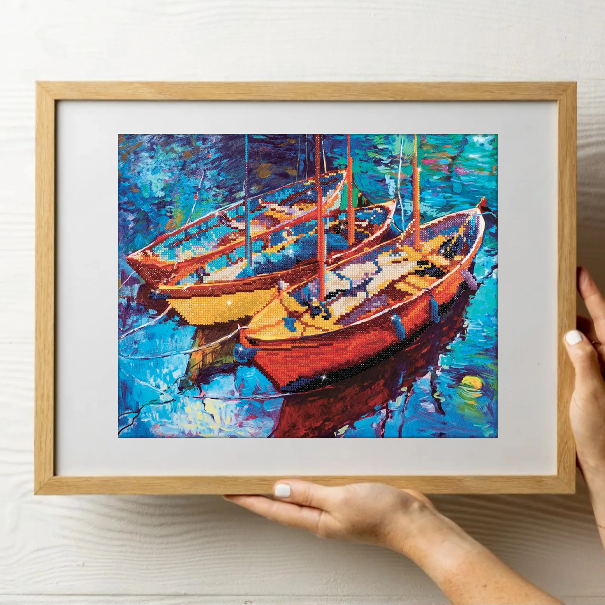 Diamond Dotz Dream Boats - 18.5" x 15.0" - Image 2