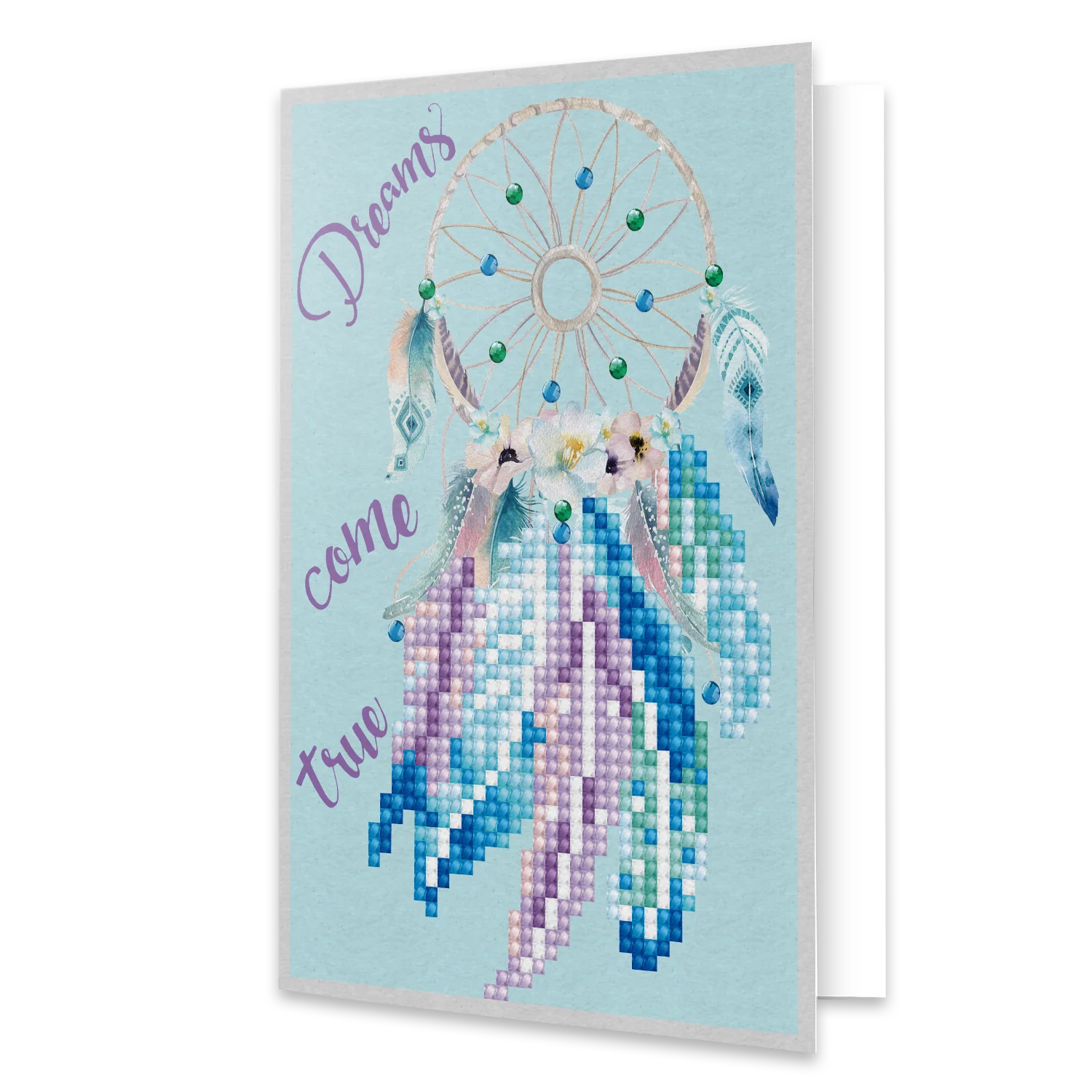 Diamond Dotz Dreams Come True Greeting Card - 5.0" x 7.0"