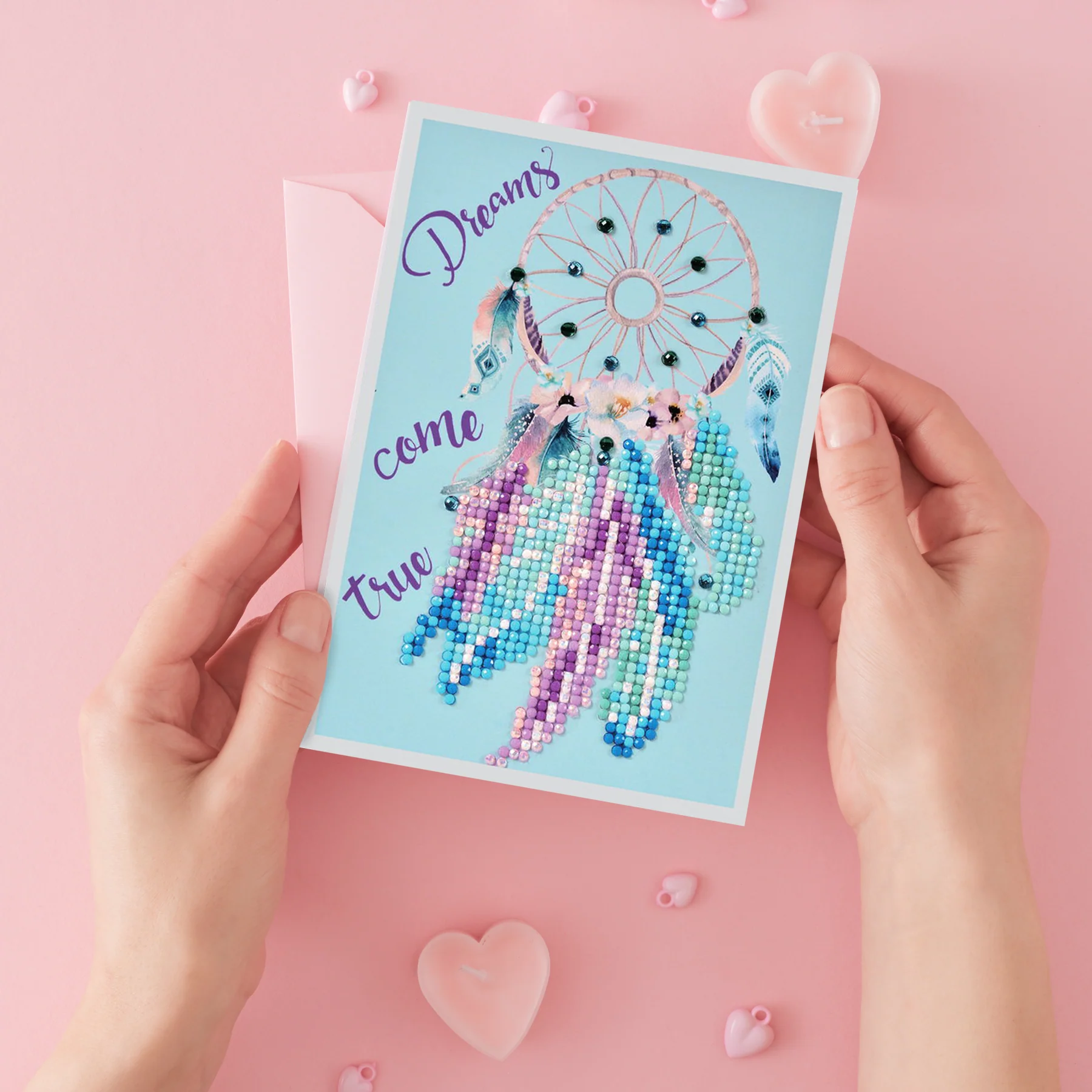 Diamond Dotz Dreams Come True Greeting Card - 5.0" x 7.0" - Image 4