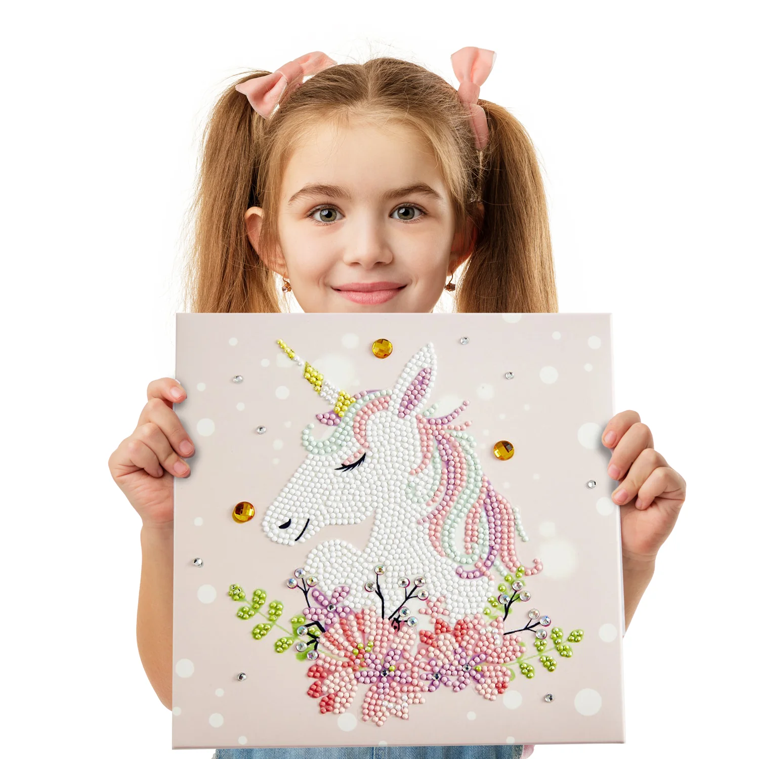 Diamond Dotz Decorative Box Dreamy Unicorn - 8.7" x 8.7" - Image 3