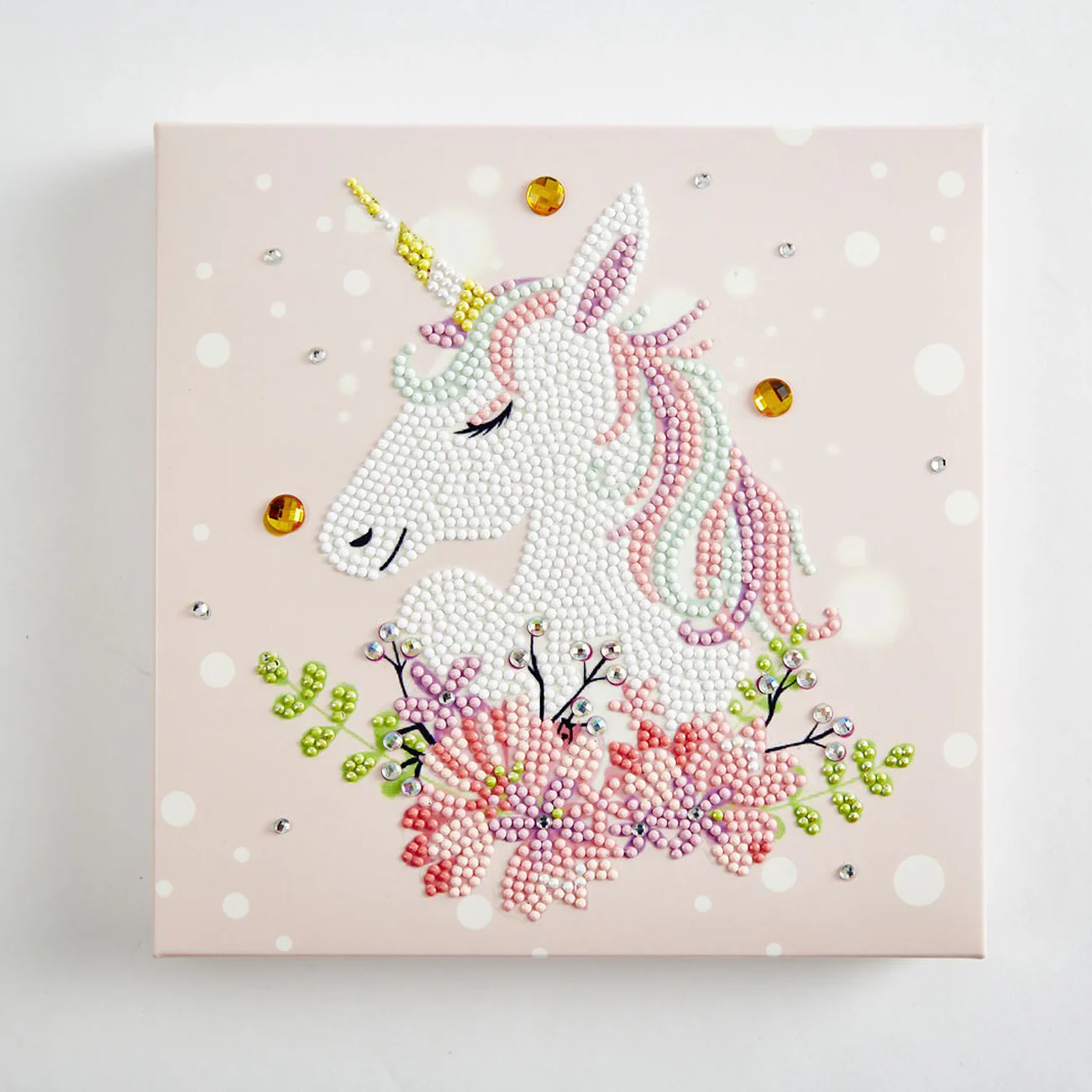 Diamond Dotz Decorative Box Dreamy Unicorn - 8.7" x 8.7" - Image 5