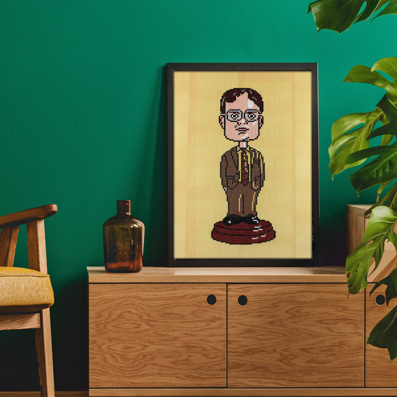 Diamond Dotz Dwight Bobblehead - 12.0" x 18.4" - Image 4