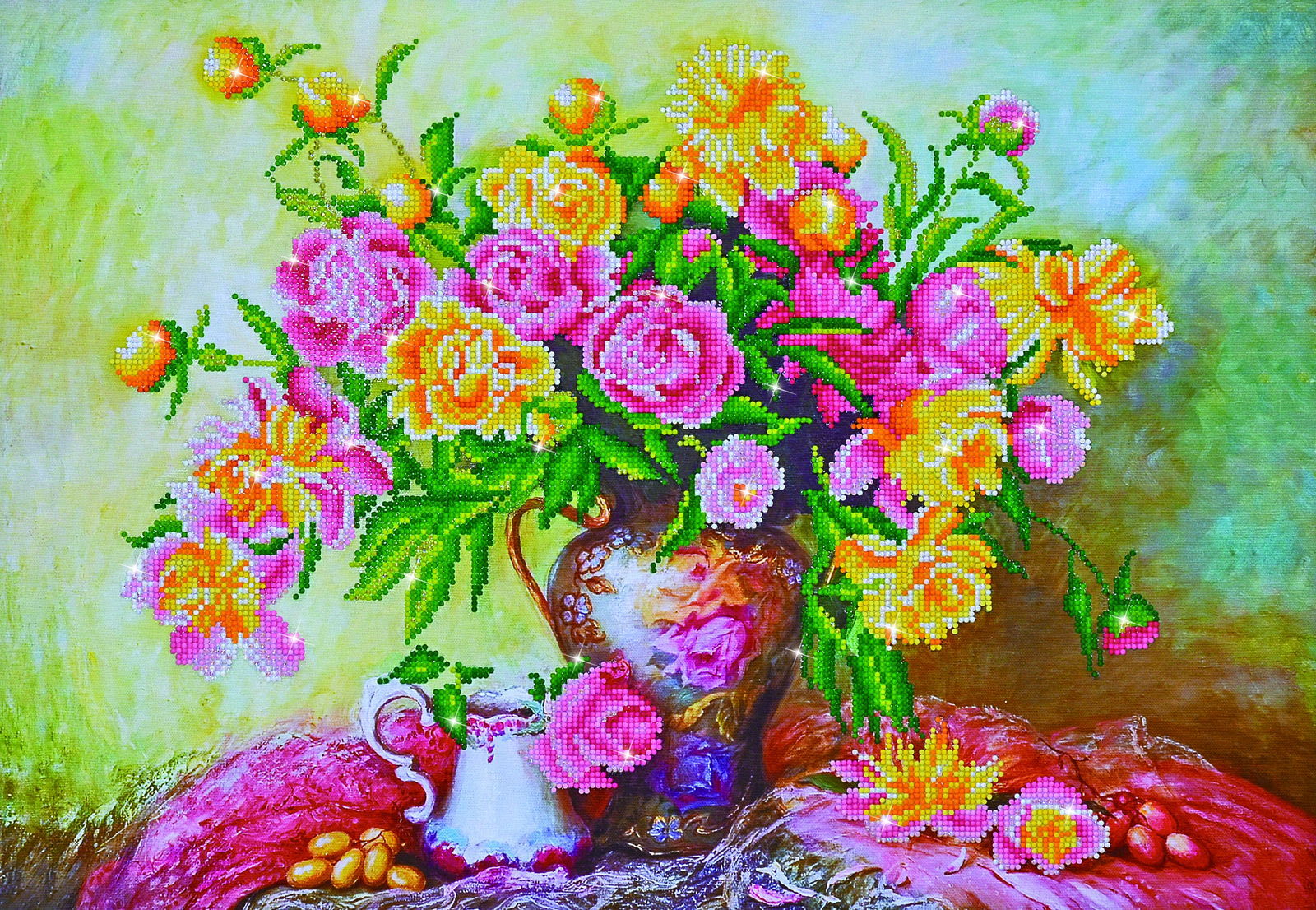 Diamond Dotz Elegant Roses - 26.4" x 18.5"
