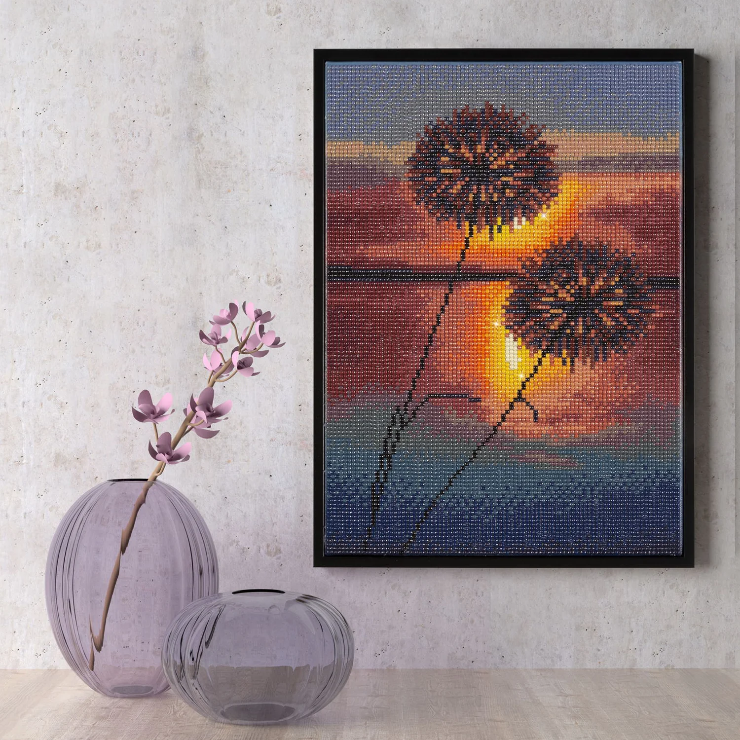 Diamond Dotz Evening Lake - 13.8" x 9.8" - Image 4