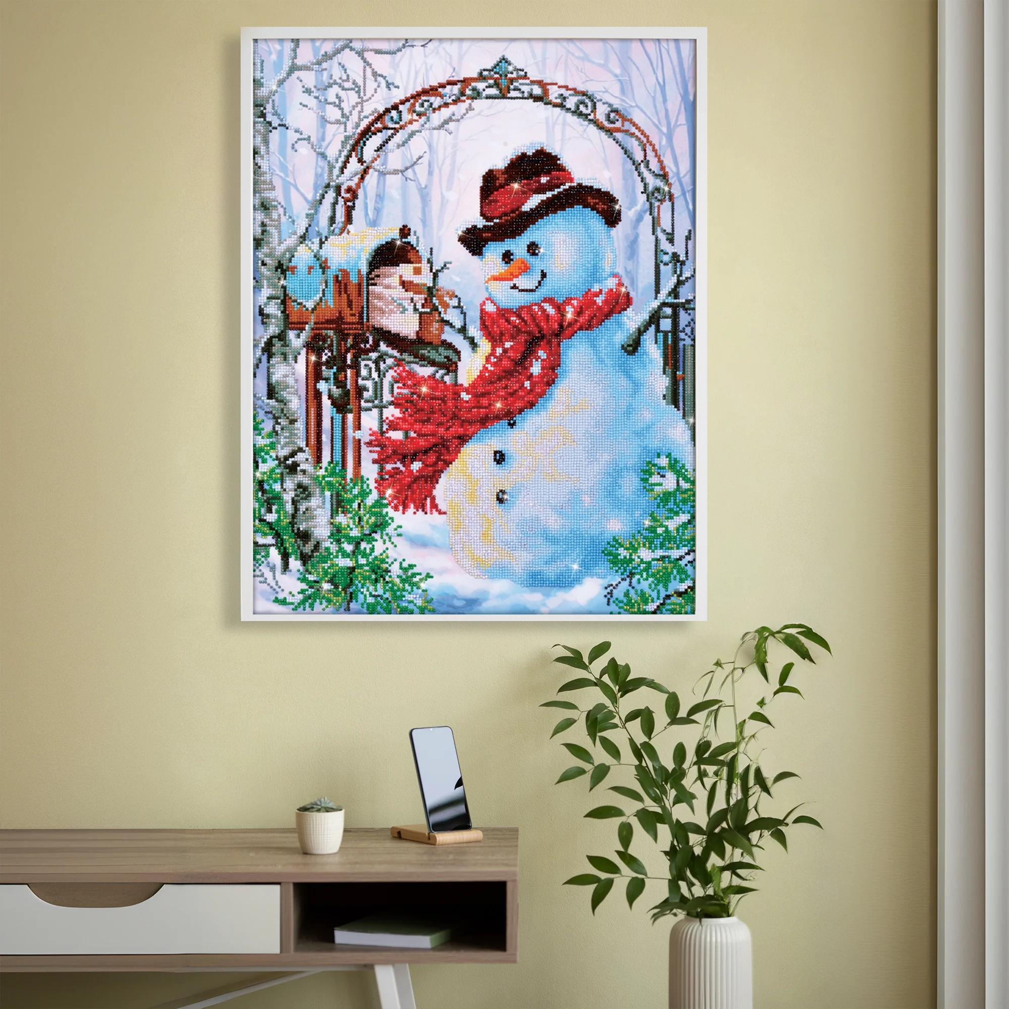 Diamond Dotz Father Snow - 19.7" x 24.4" - Image 2
