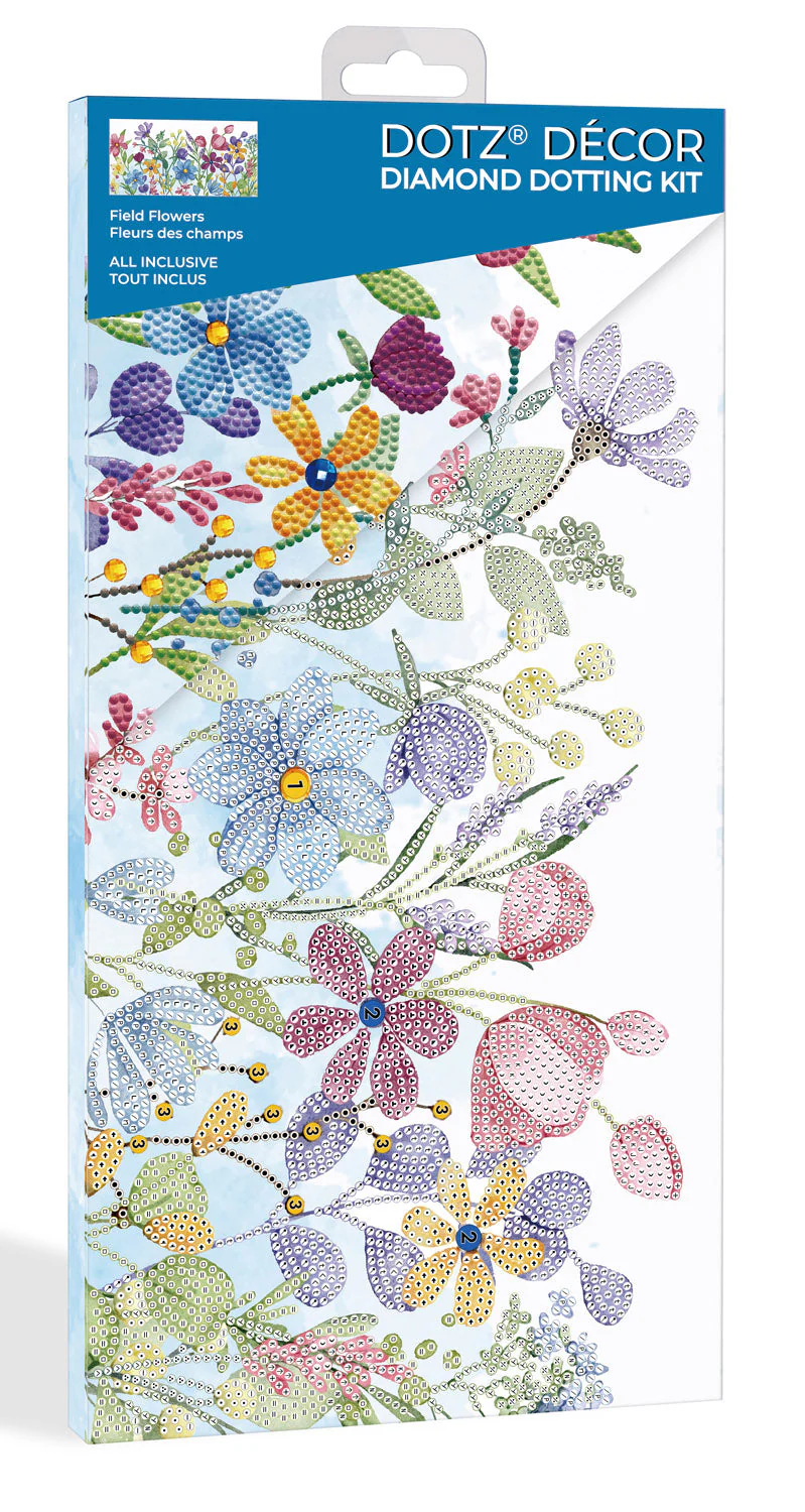 Diamond Dotz Decor Decorative Box Field Flowers - 15.8" x 7.9" - Image 4
