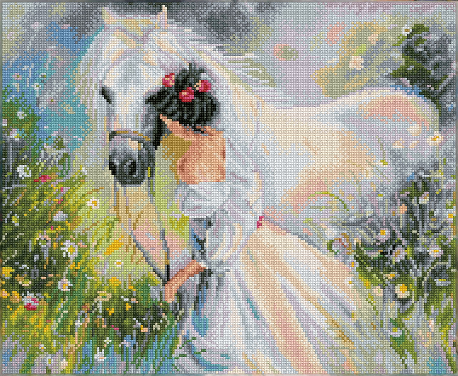 Diamond Dotz Field of Dreams Pre-Framed Kit - 19.7" x 16.1" - Image 2