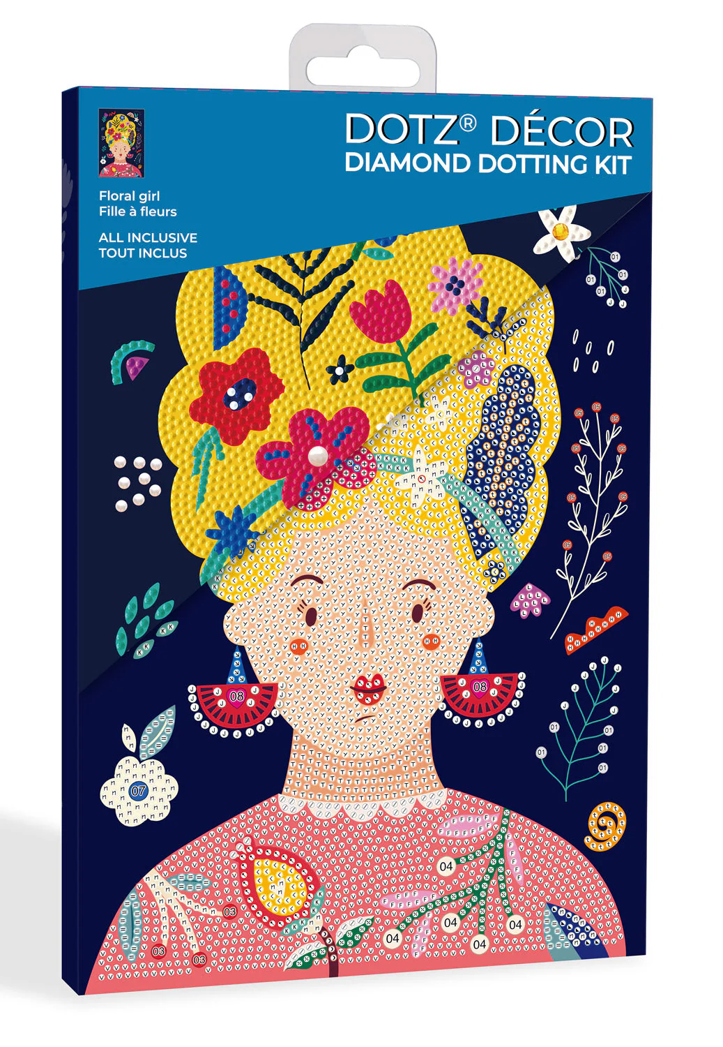 Diamond Dotz Decor Decorative Box Floral Girl - 7.9" x 11.8" - Image 5