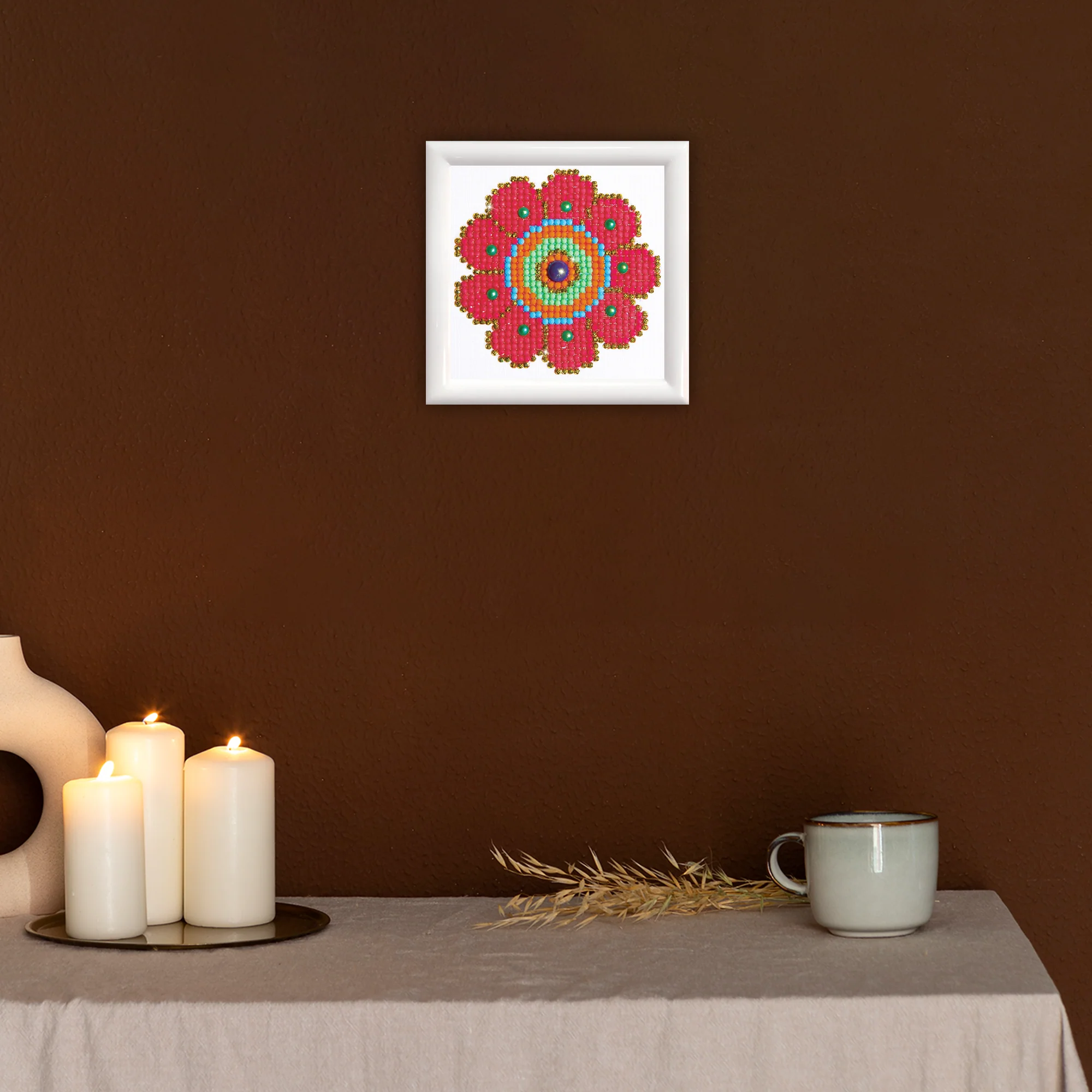 Diamond Dotz Flower Power with Frame - 4.0" x 4.0" - Image 2