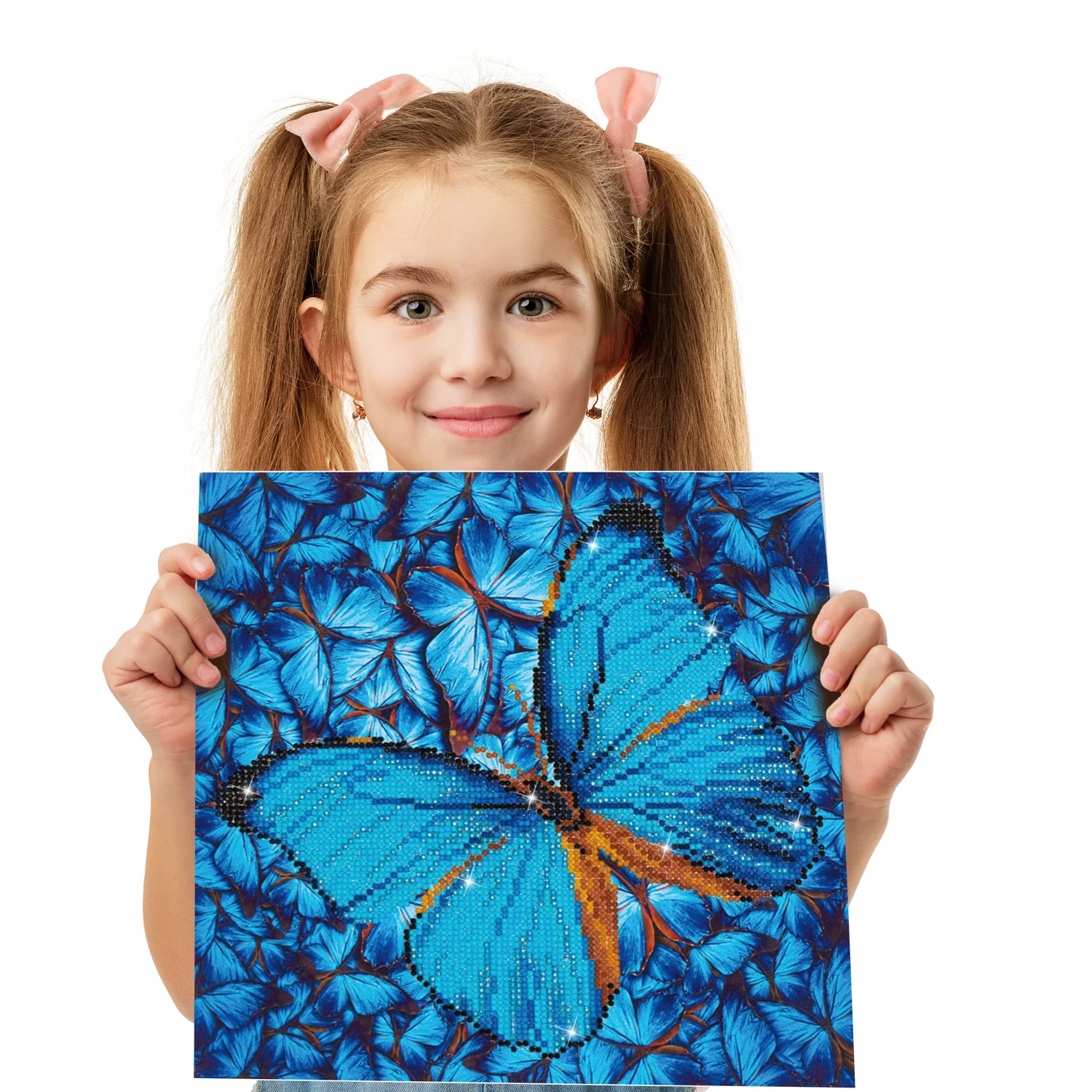 Diamond Dotz Flutter By Blue - 12.0" x 12.0" - Image 3
