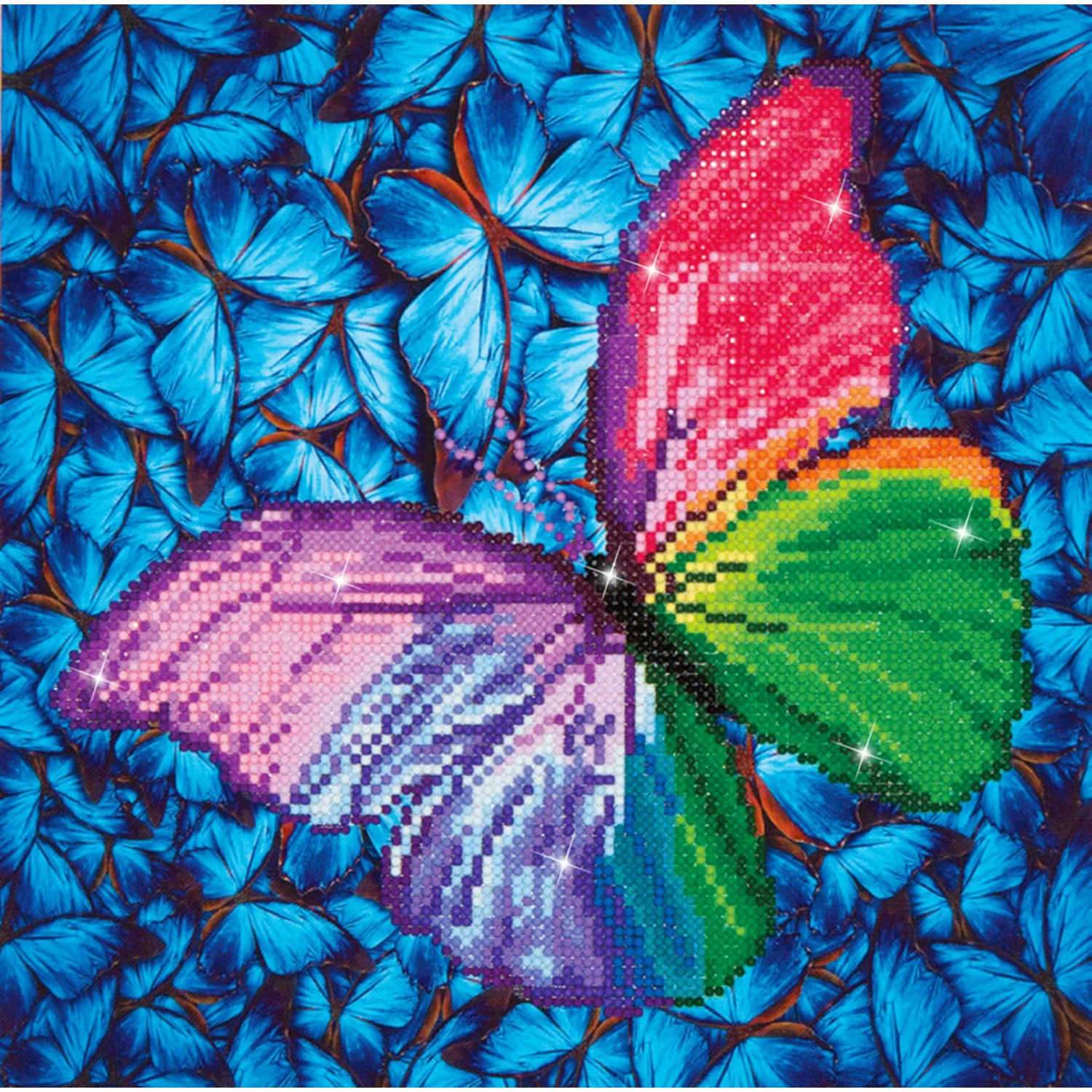 Diamond Dotz Flutter By Pink - 12.0" x 12.0" - Image 6
