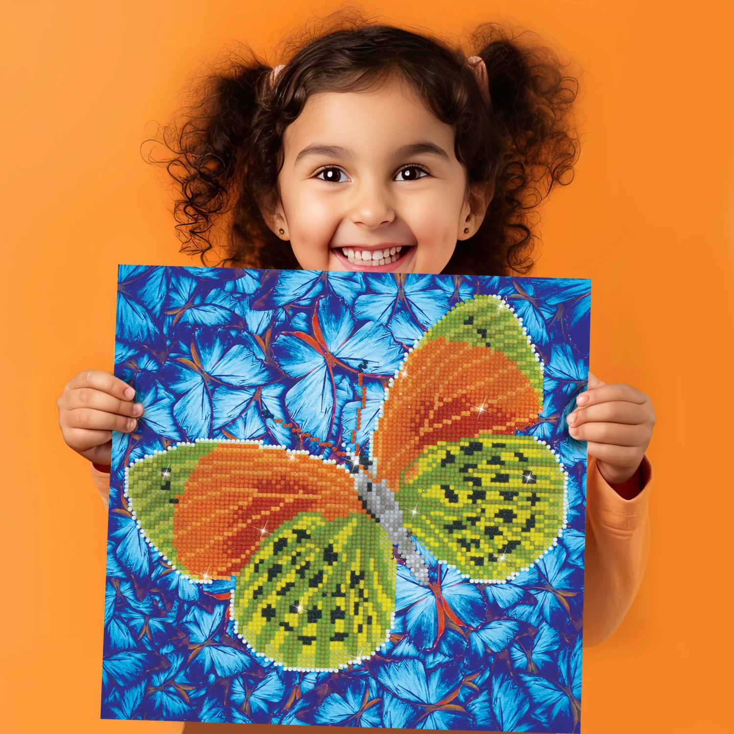 Diamond Dotz Flutterby Earth - 12.0" x 12.0" - Image 2