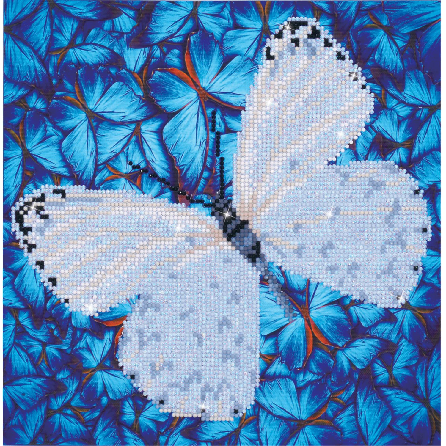Diamond Dotz Flutterby White - 12.0" x 12.0" - Image 6