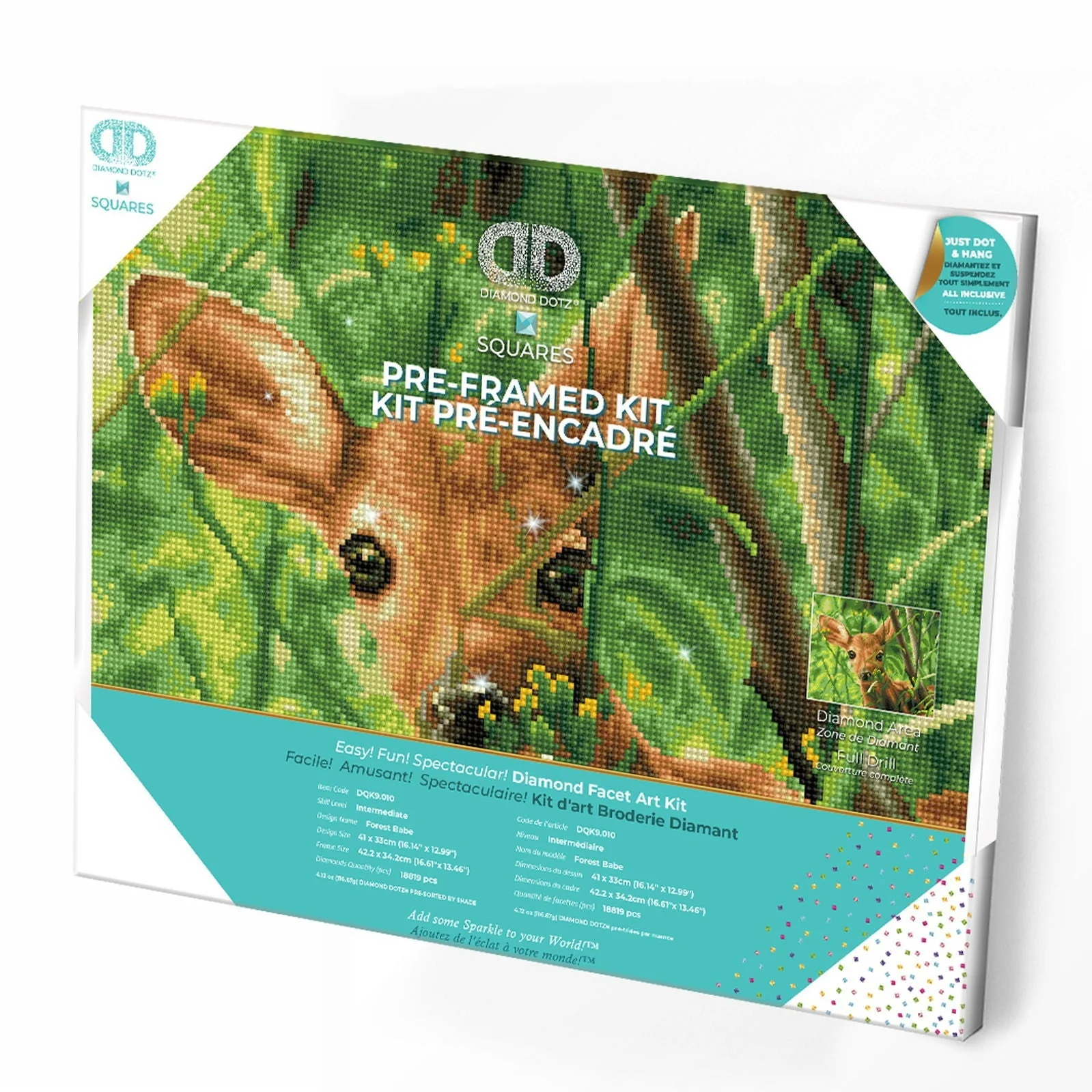 Diamond Dotz Forest Babe Pre-Framed Kit - 16.1" x 13.0"