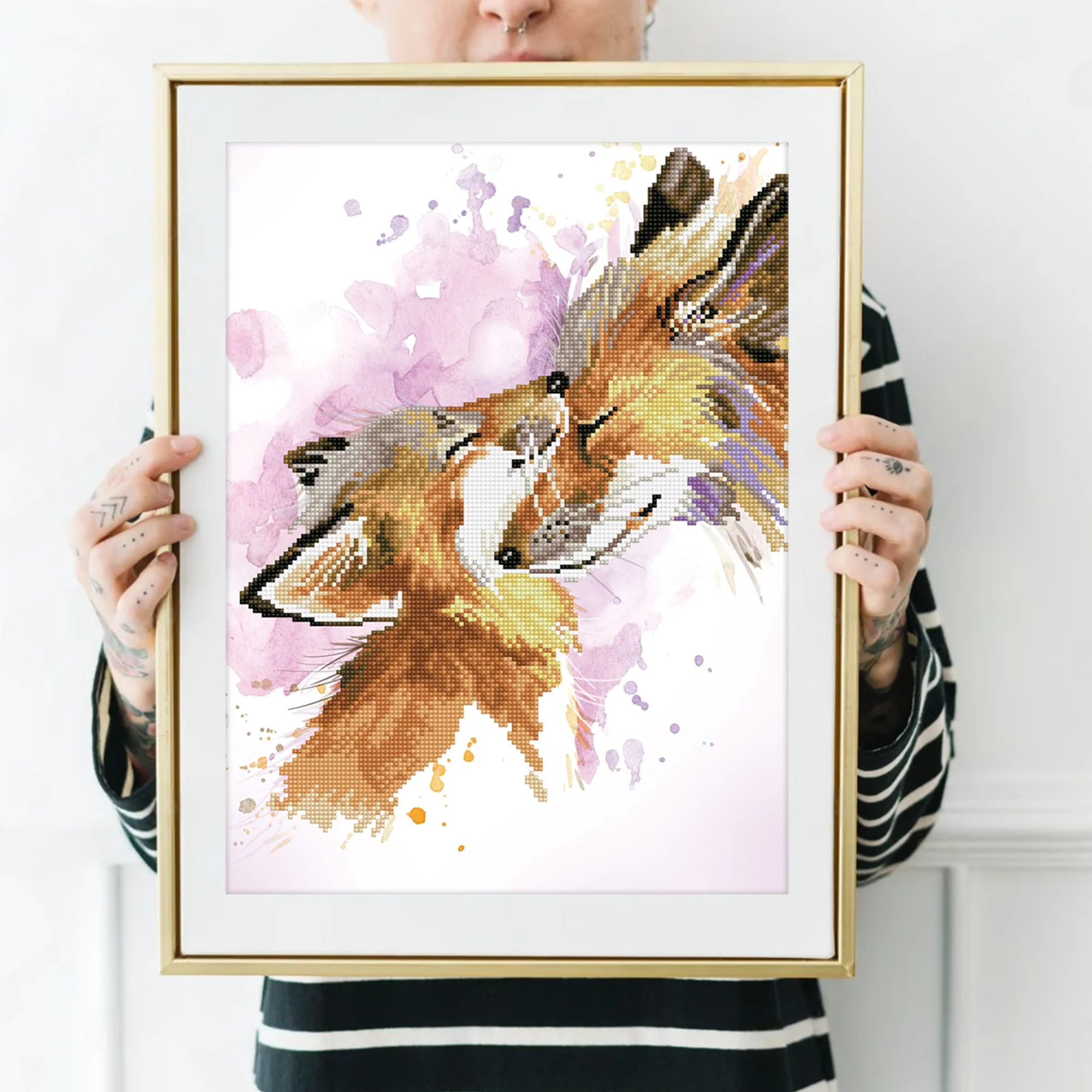Diamond Dotz Fox Bliss - 16.5" x 19.7" - Image 4