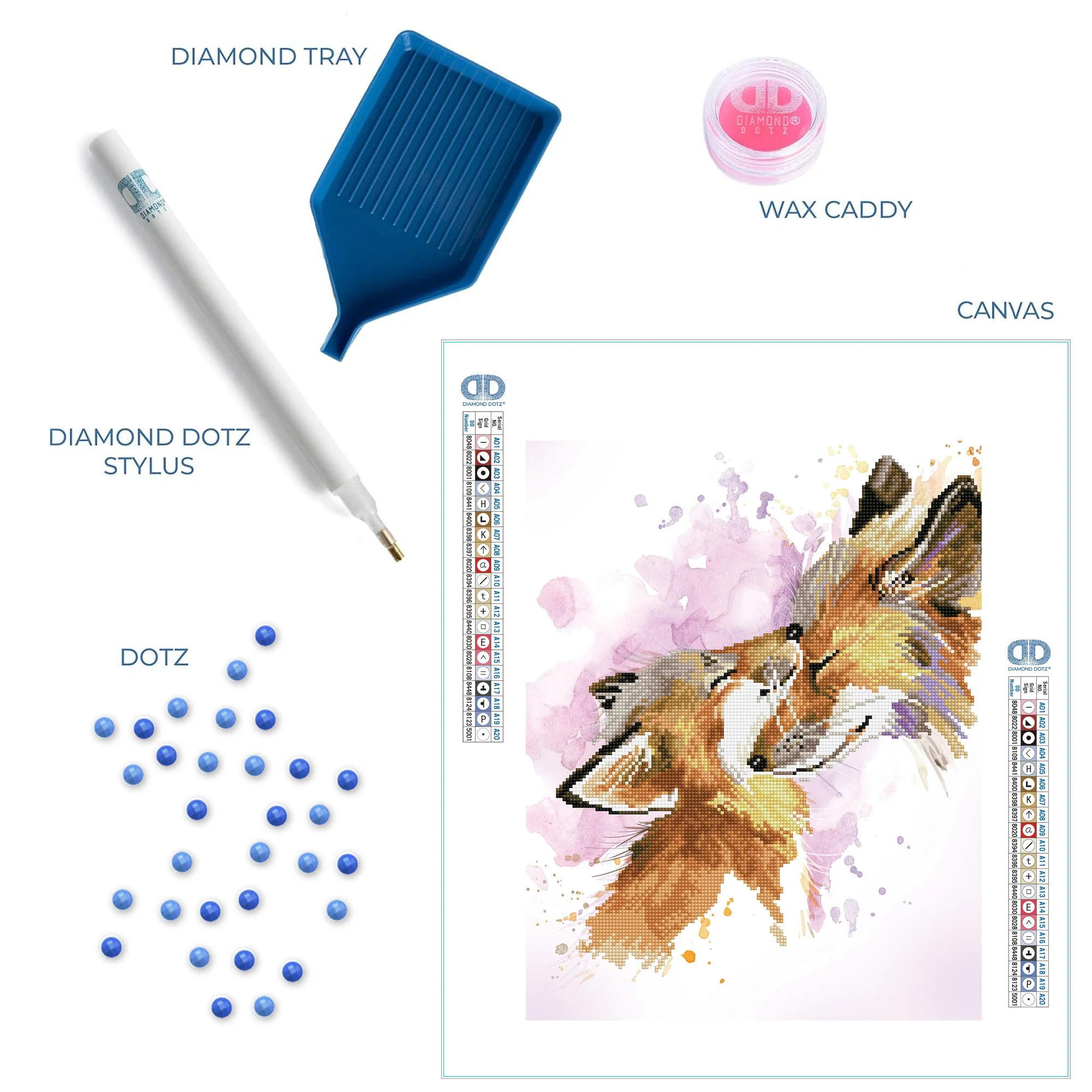Diamond Dotz Fox Bliss - 16.5" x 19.7" - Image 6