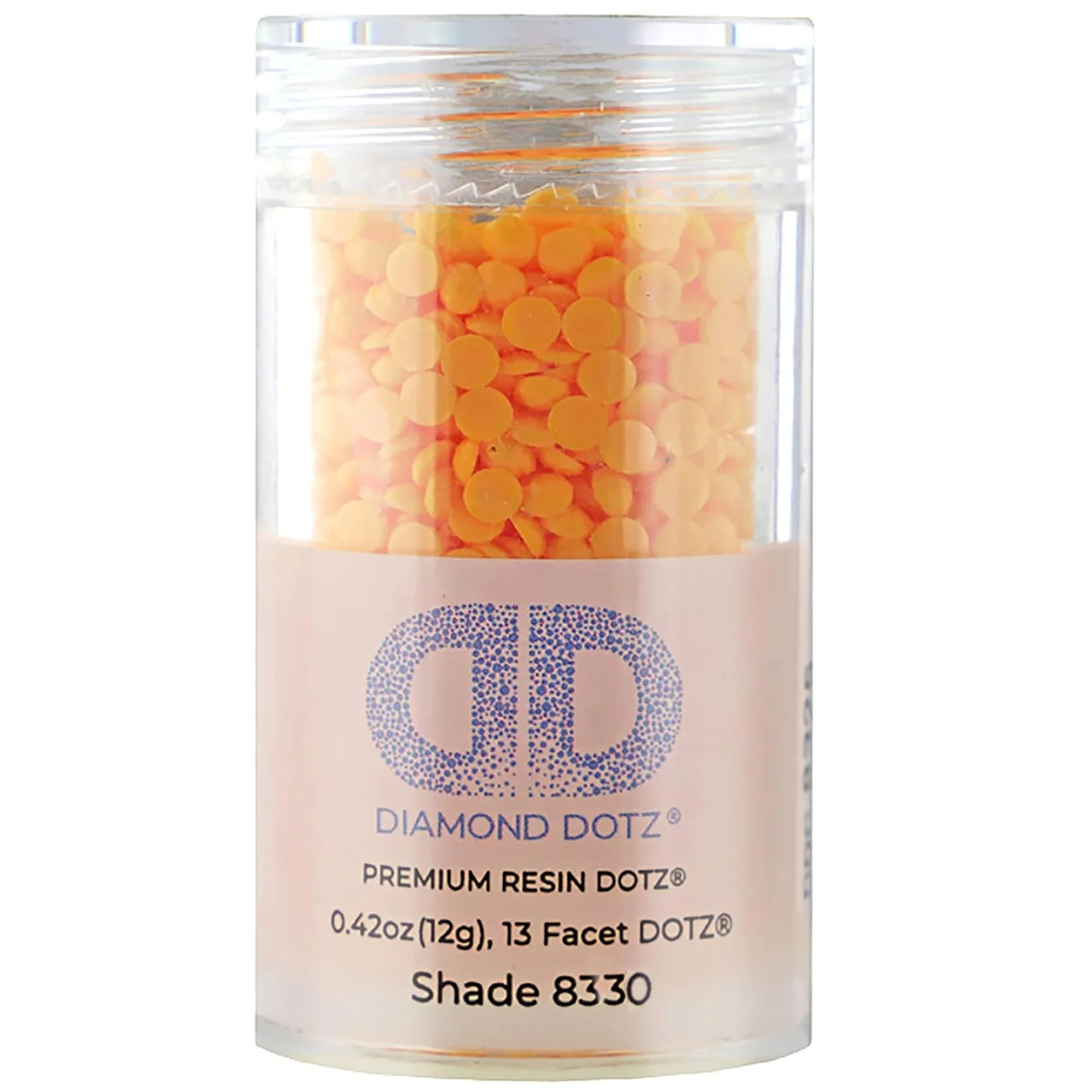 Diamond Dotz 2.8MM 12G DOTZ Cylinder - Light Orange - Image 4