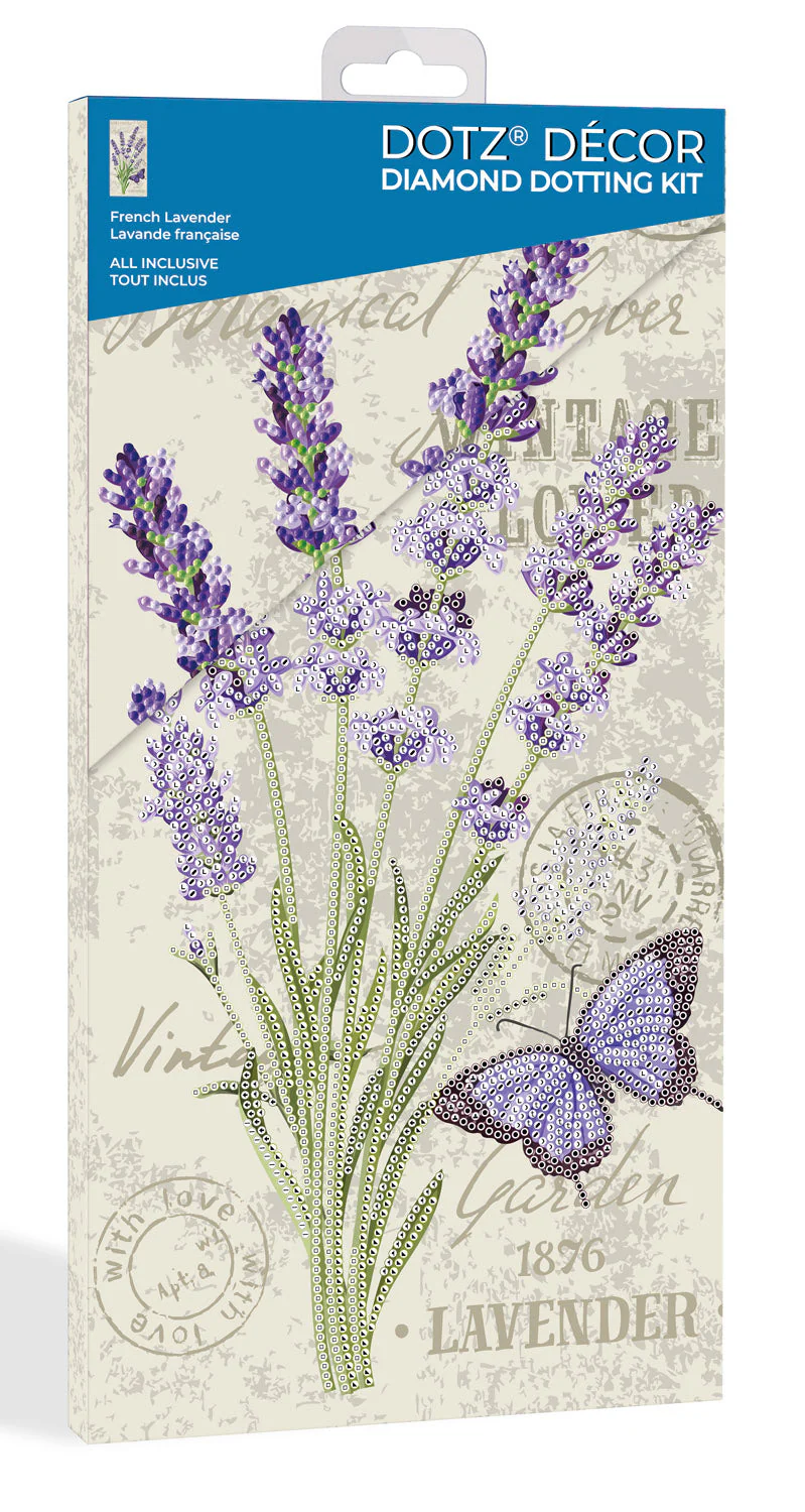 Diamond Dotz Decor Decorative Box French Lavender - 7.9" x 15.8" - Image 5