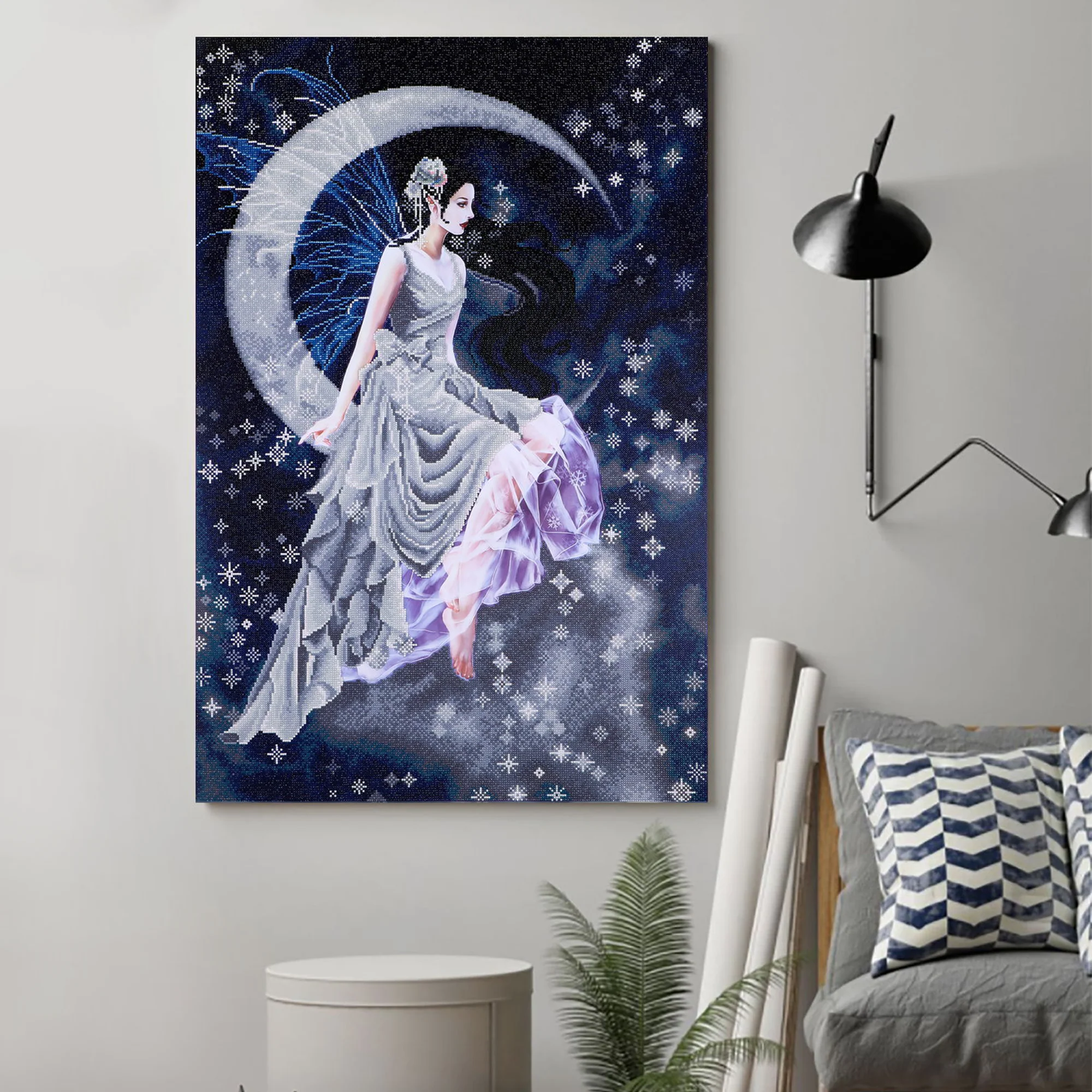 Diamond Dotz Frost Moon - 26.4" x 39.4" - Image 3
