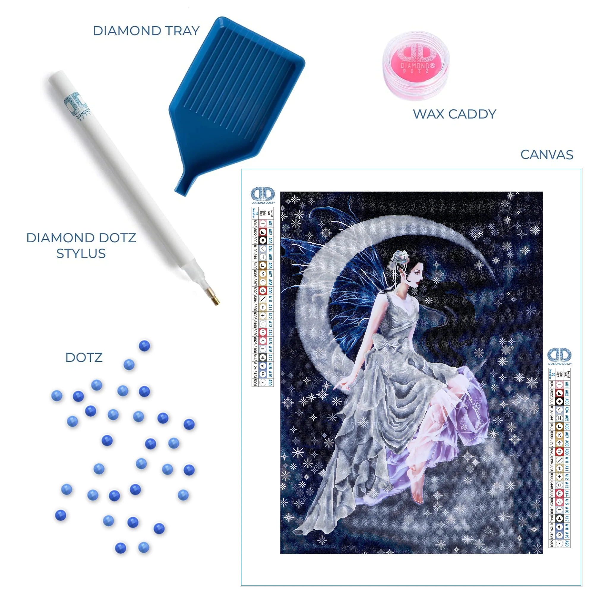 Diamond Dotz Frost Moon - 26.4" x 39.4" - Image 7