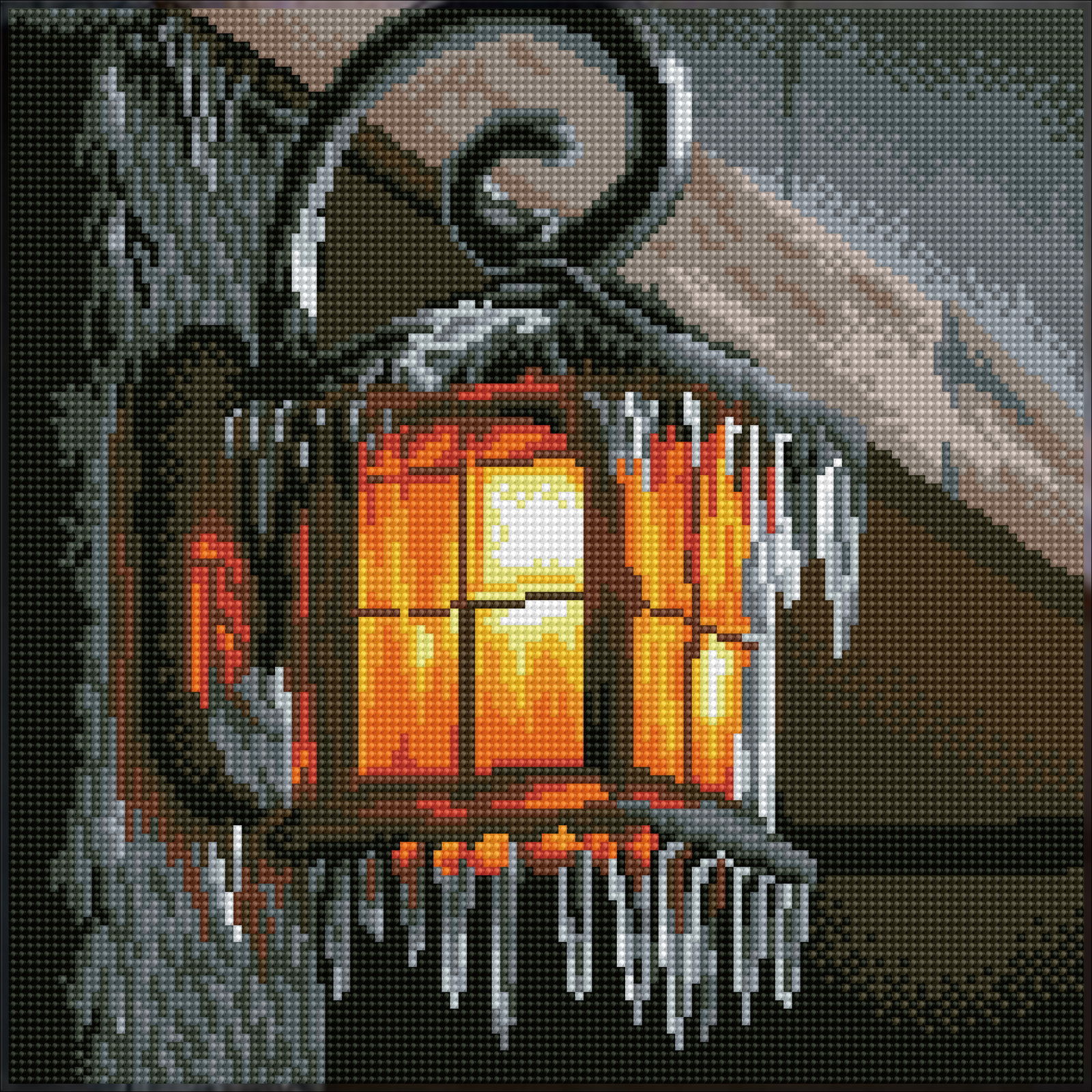 Diamond Dotz Frosty Light Pre-Framed Kit - 13.6" x 13.6" - Image 3