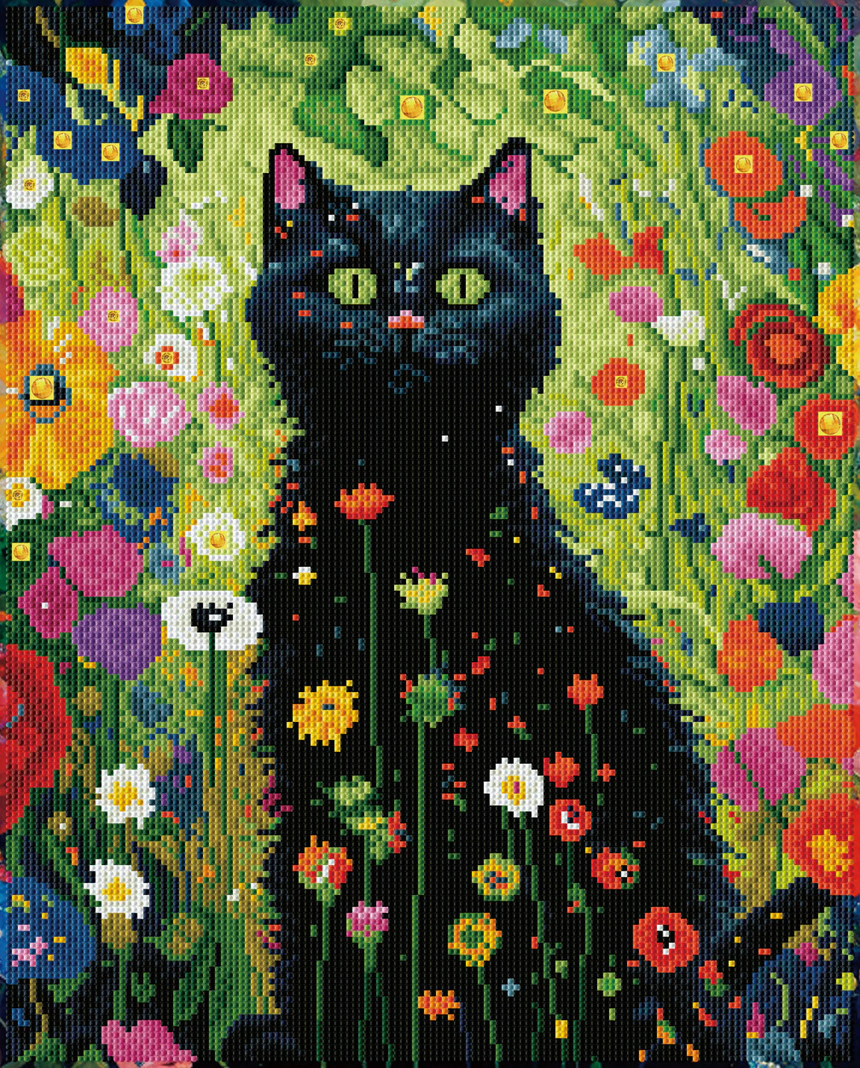 Diamond Dotz Garden Cat - 15.9" x 19.9" - Image 4