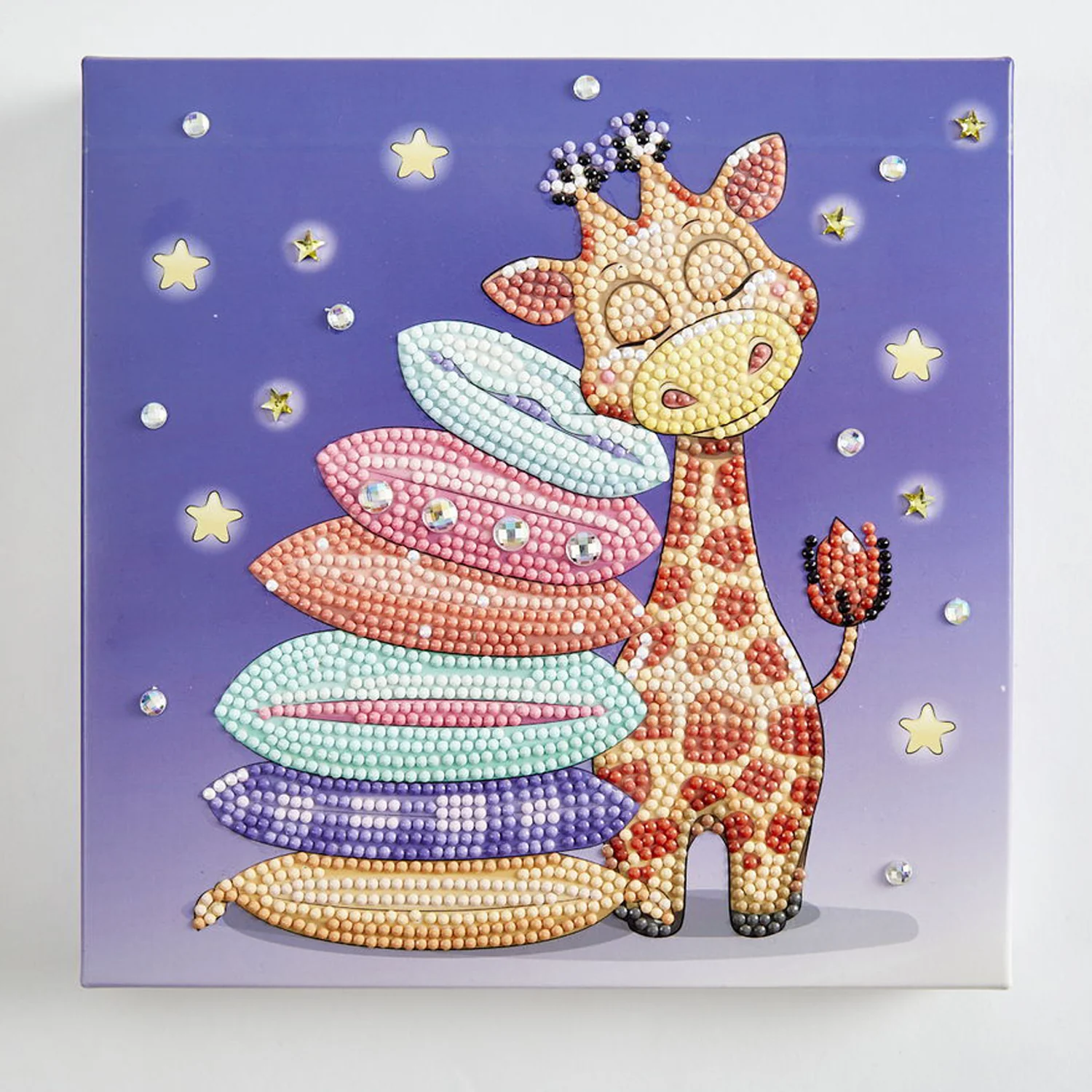 Diamond Dotz Decorative Box Giraff Pillow - 8.7" x 8.7" - Image 6