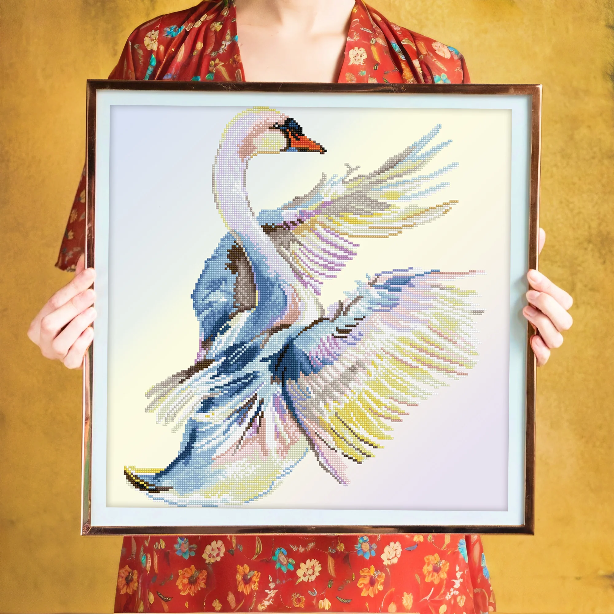 Diamond Dotz Graceful Landing - 20.1" x 20.1" - Image 3