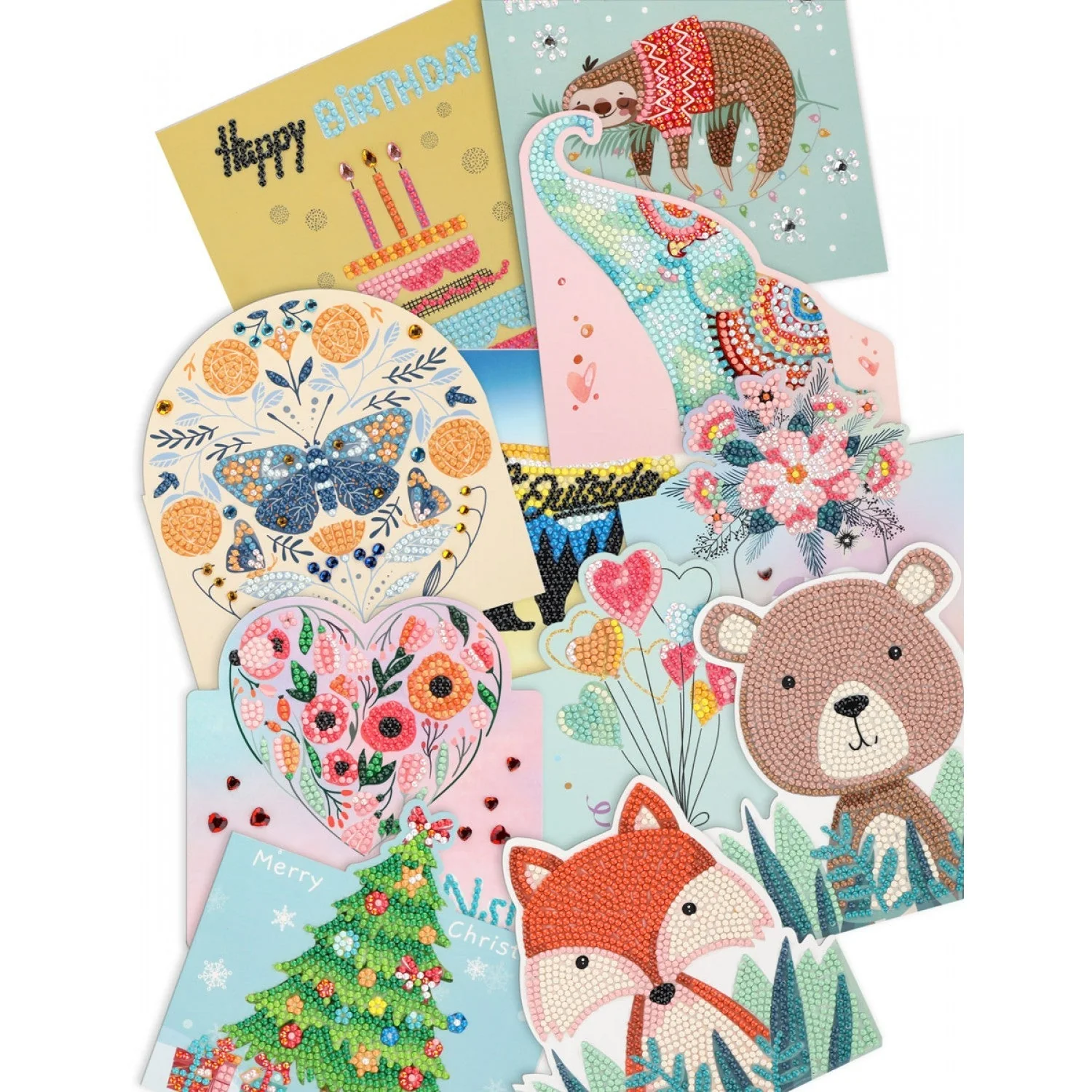 Diamond Dotz Greeting Cards Value Pack - 6.0" x 6.0" - Image 12