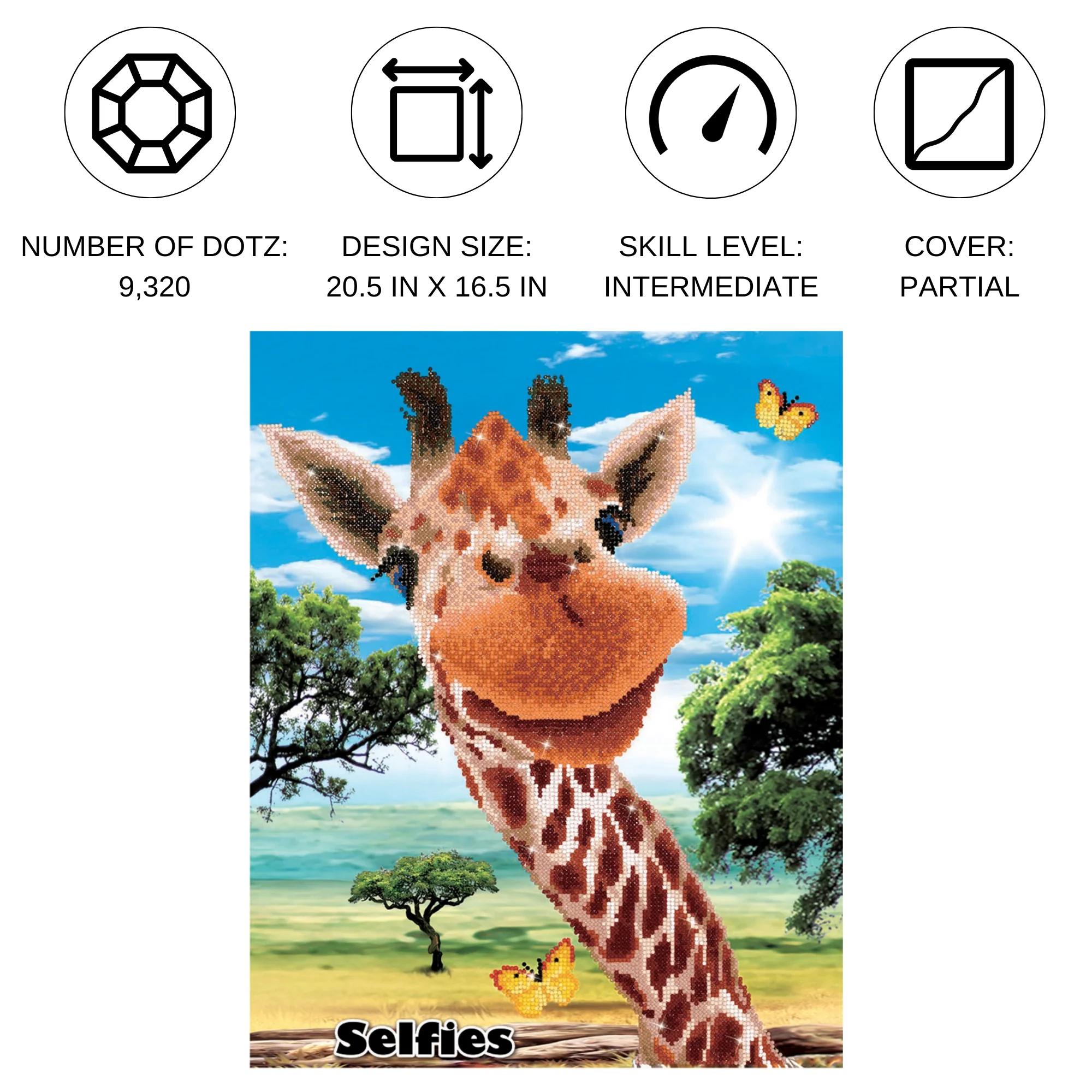 Diamond Dotz Hey There! - 16.5" x 20.5" - Image 2