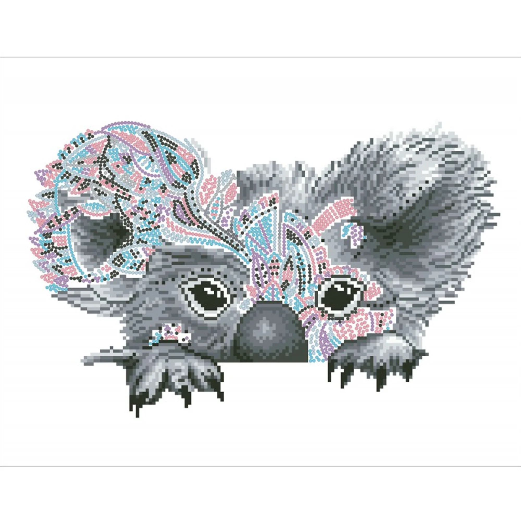Diamond Dotz Hide N Seek Koala - 14.0" x 17.9" - Image 5