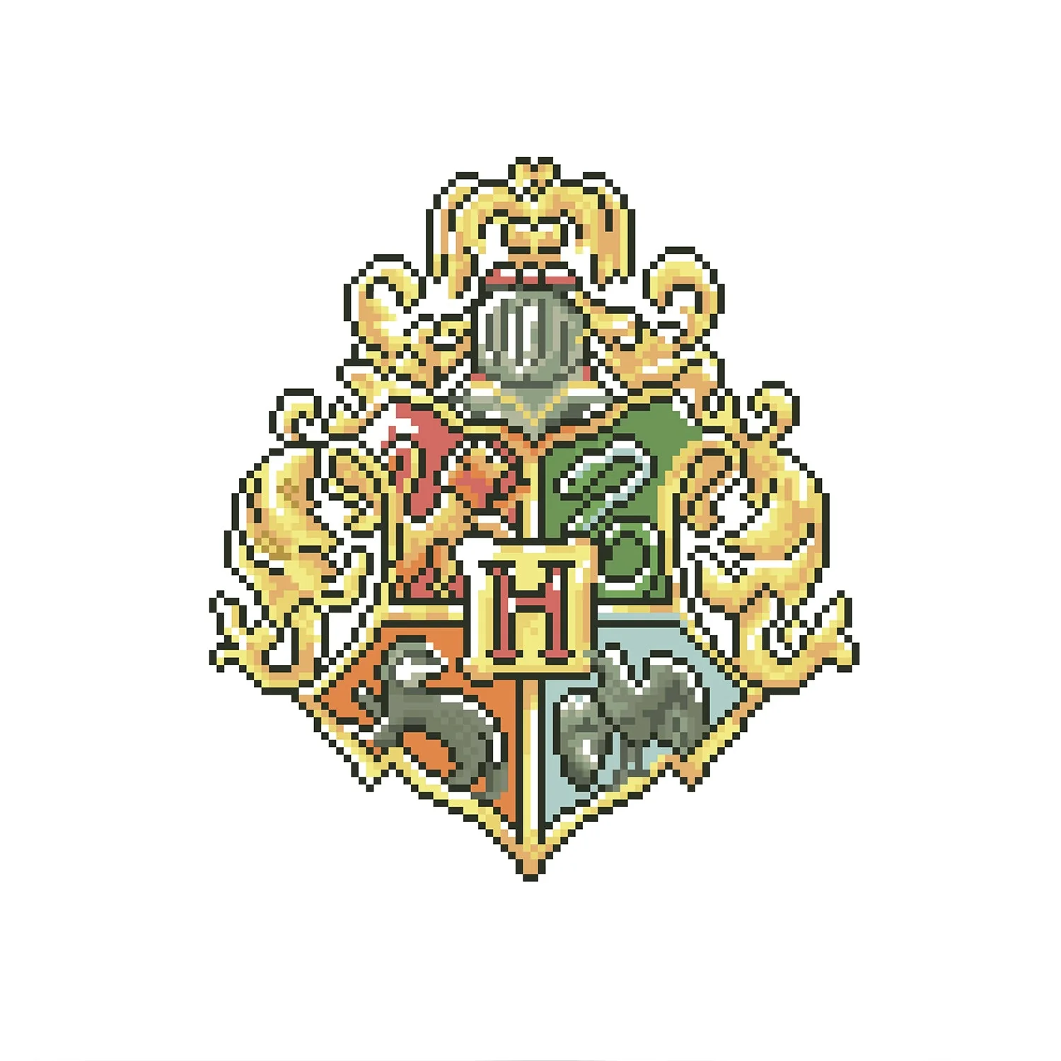 Diamond Dotz Hogwarts School of Witch and Wiz - 15.4" x 15.8" - Image 2