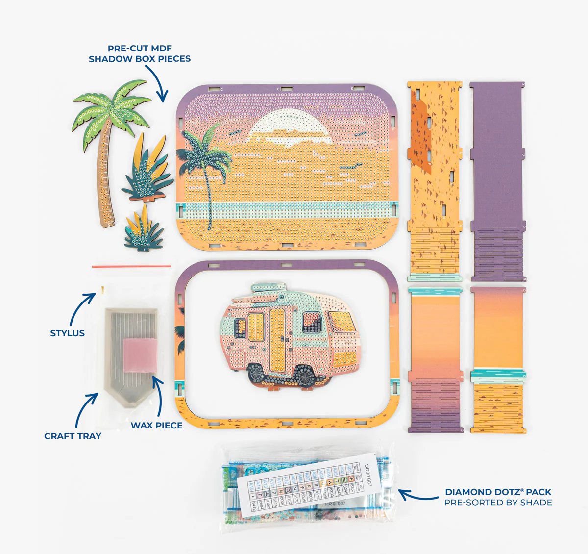 Holiday Caravan Shadow Box - Image 3