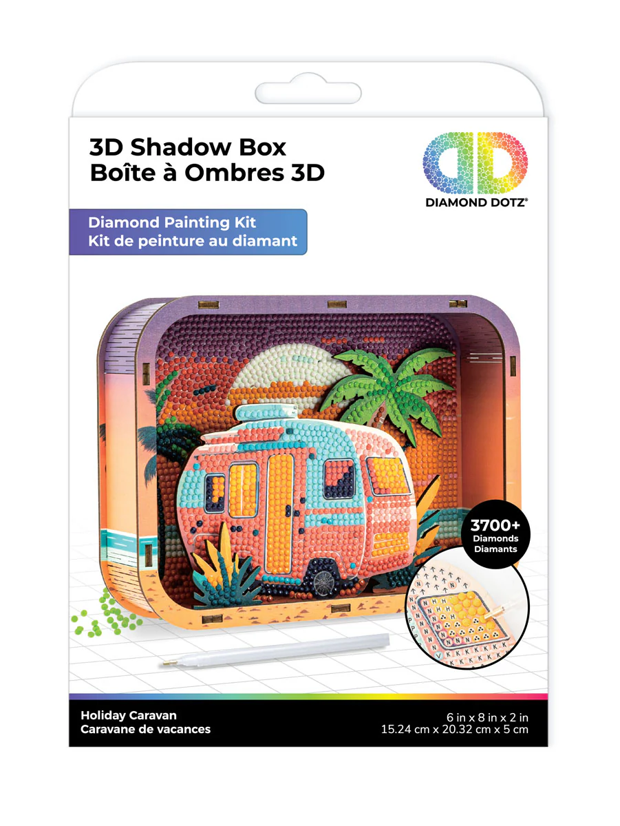 Holiday Caravan Shadow Box - Image 6