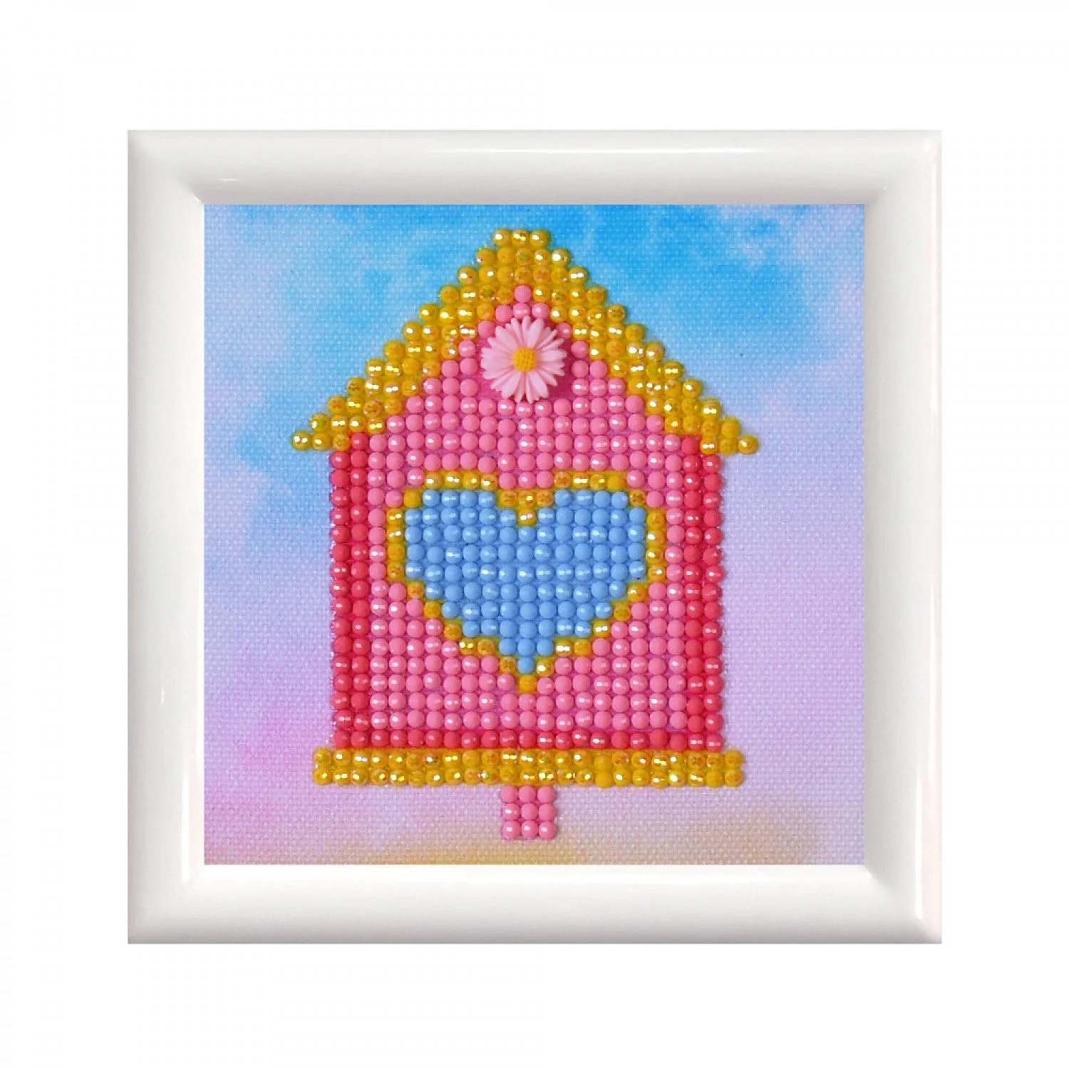 Diamond Dotz Home Sweet Home with Frame - 4.0" x 4.0"
