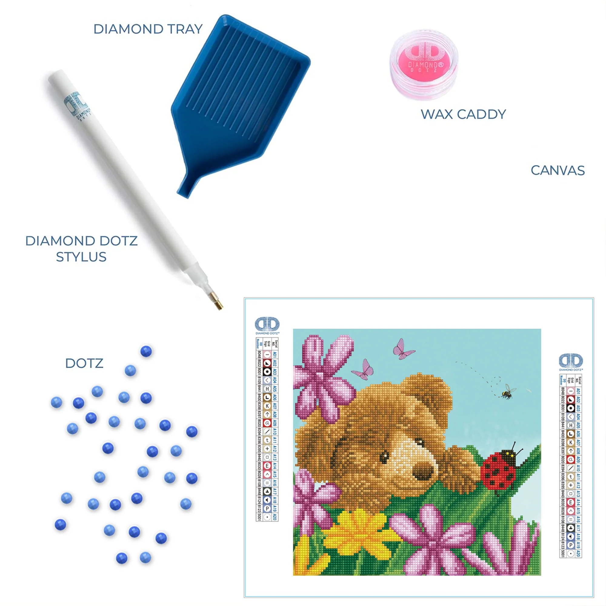 Diamond Dotz Honey Pot Bear: Hide & Seek - 12.0" x 12.0" - Image 6