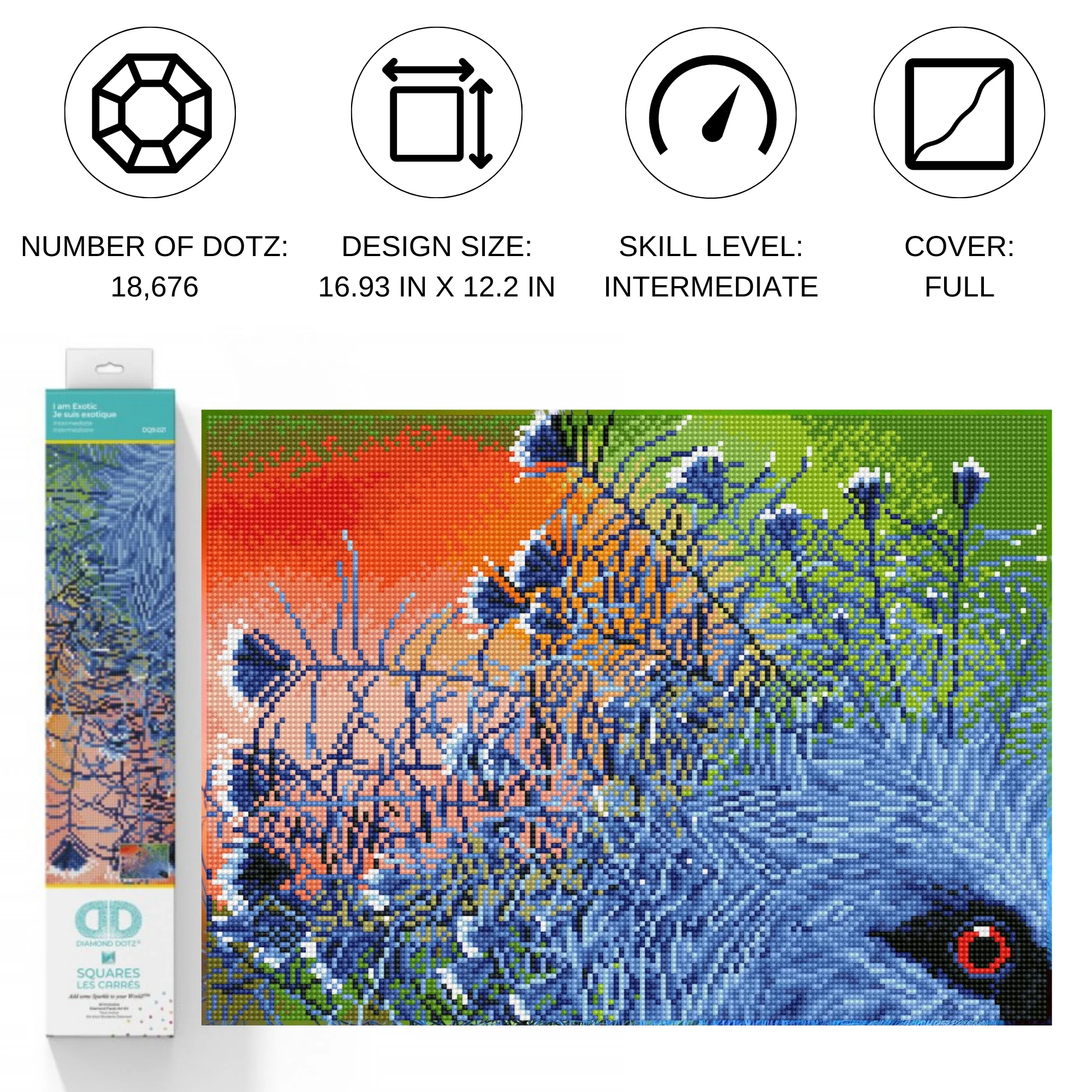 Diamond Dotz I Am Exotic - 16.9" x 12.2" - Image 3