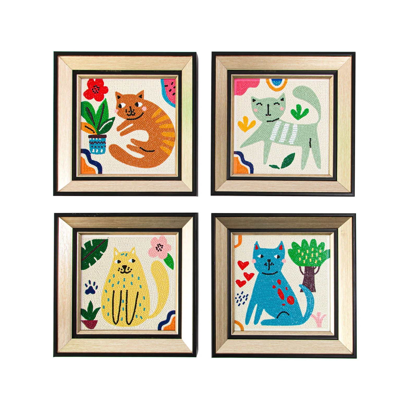 Diamond Dotz Mini Dotz I Love Cats - 5.0" x 5.0" - Image 6