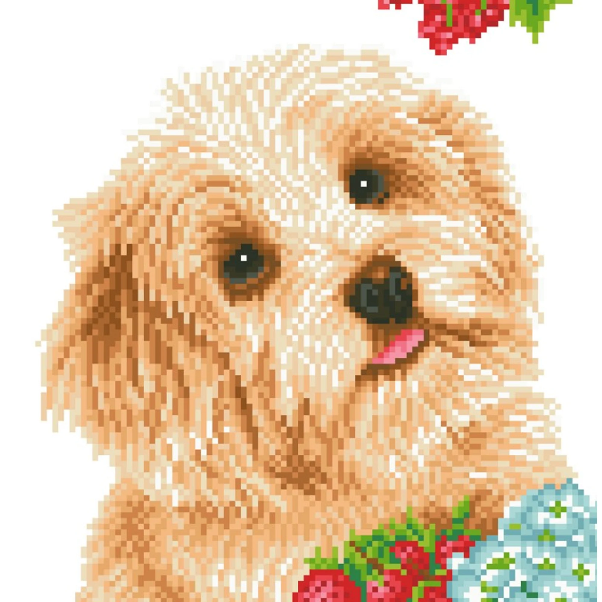 Diamond Dotz I Love My Dog with Frame - 12.0" x 12.0" - Image 4