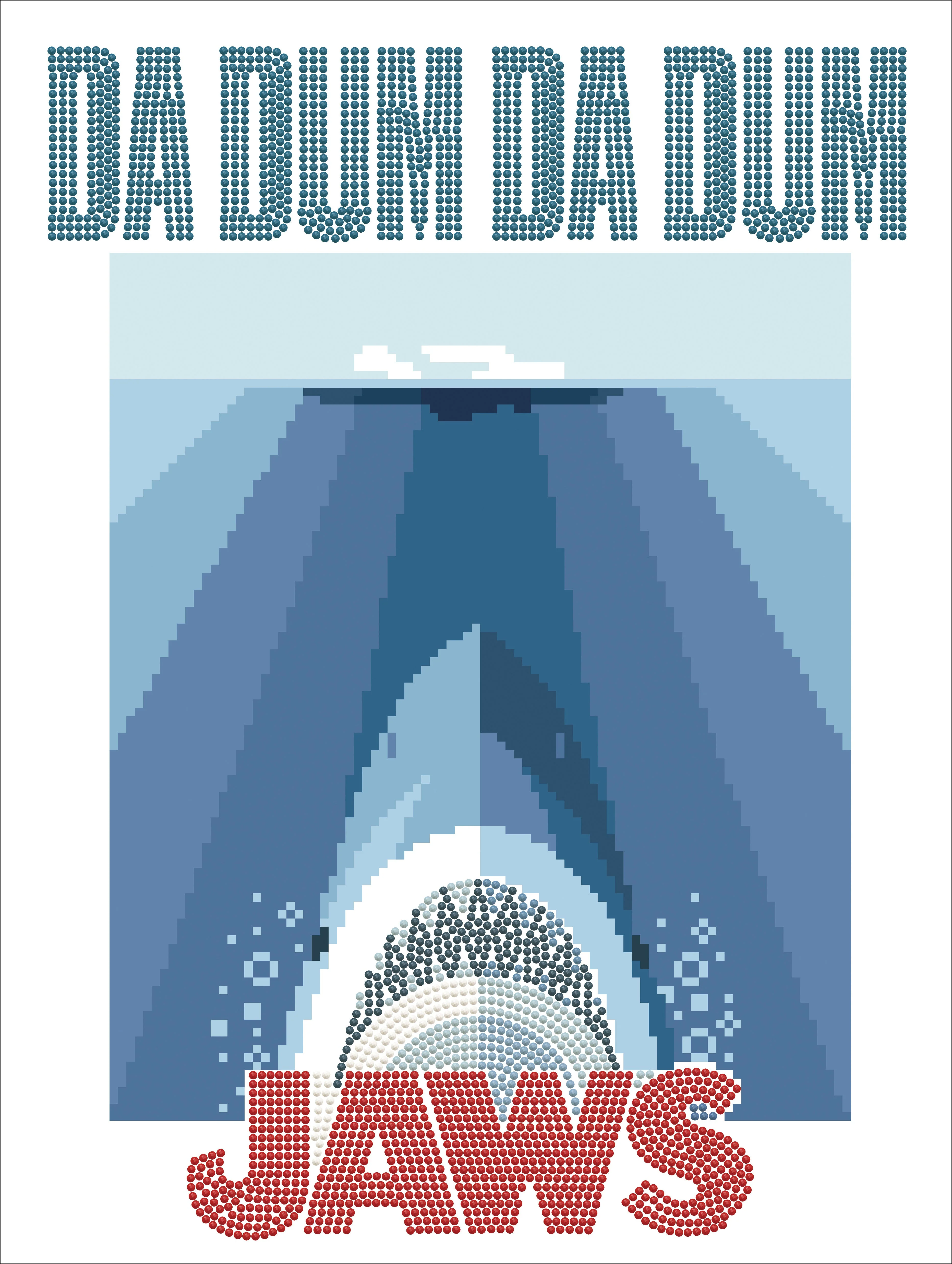 Diamond Dotz Jaws DA DUM - 12.6" x 16.7" - Image 2