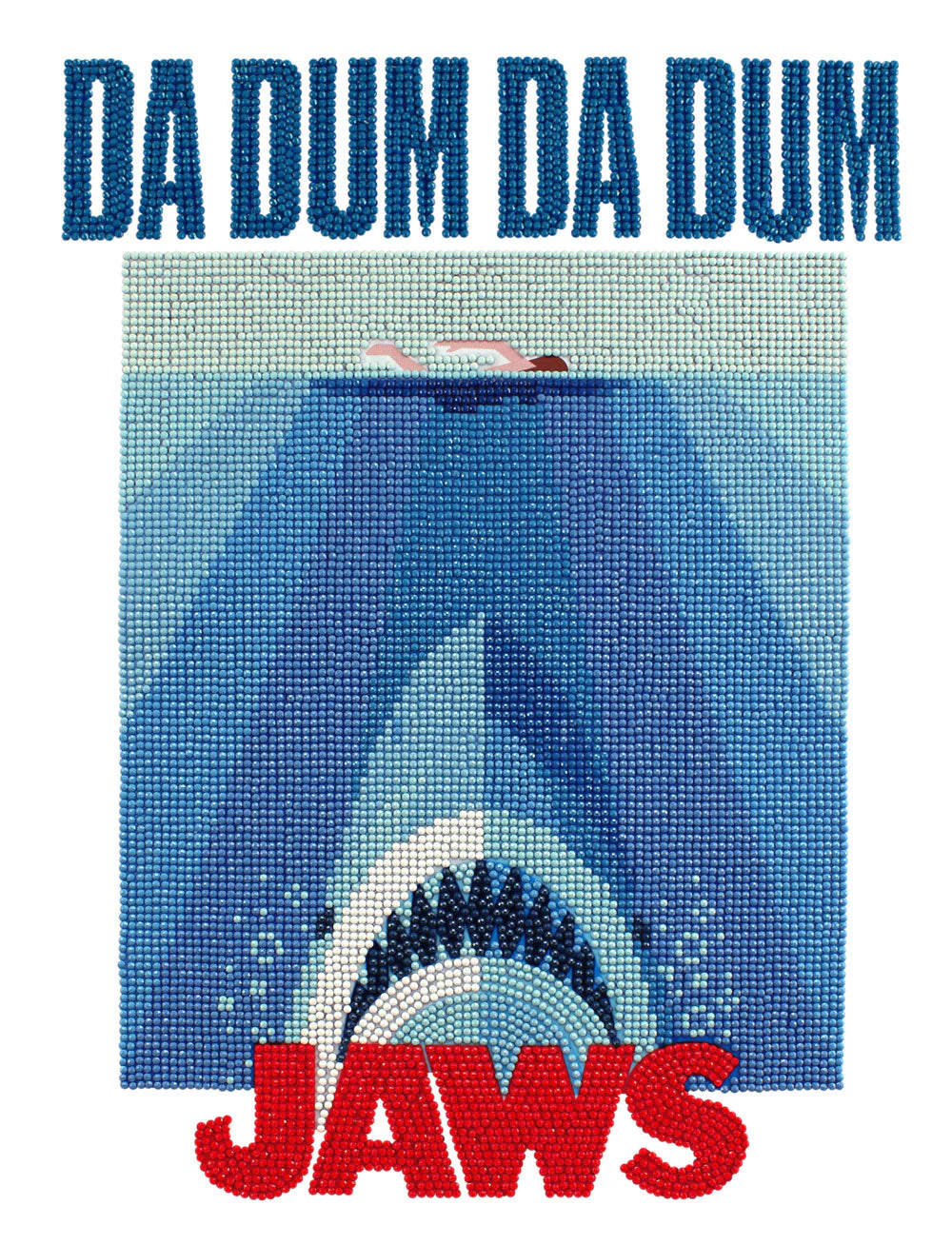 Diamond Dotz Jaws DA DUM - 12.6" x 16.7" - Image 3