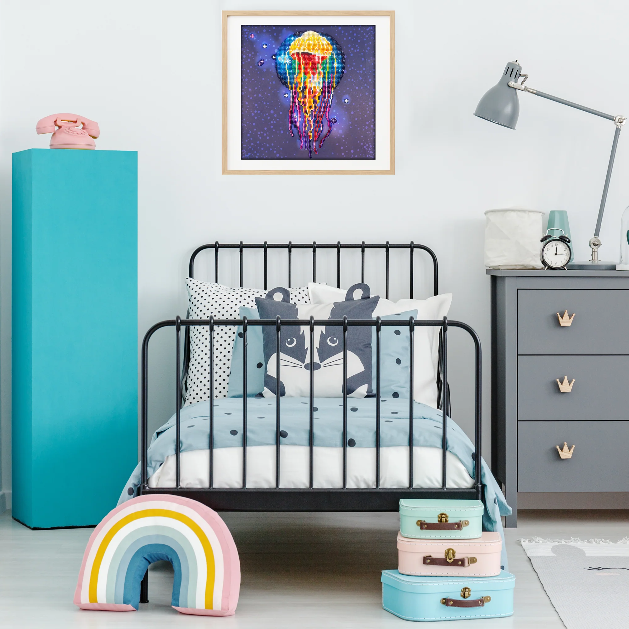 Diamond Dotz Jellyfish - 16.0" x 12.0" - Image 2