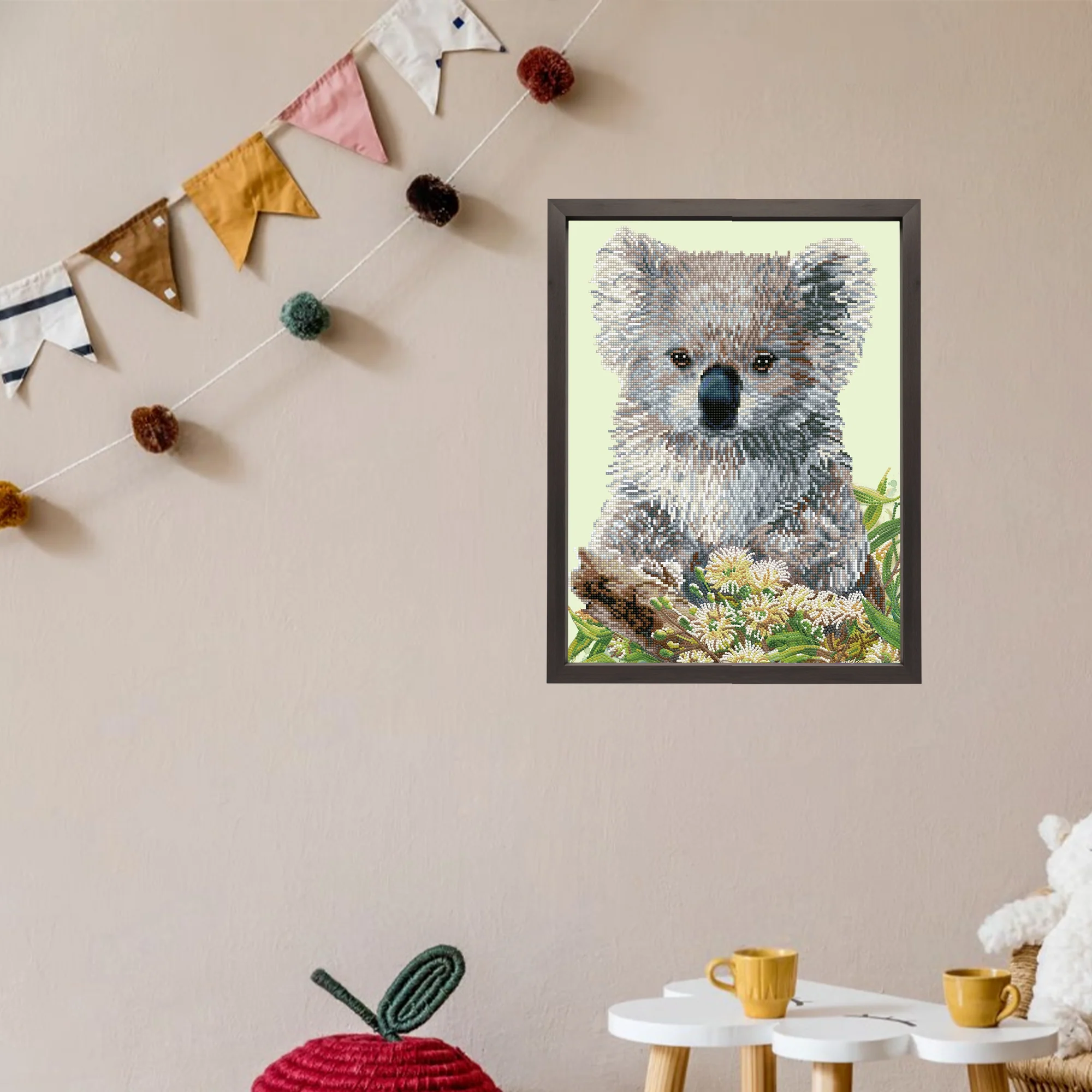Diamond Dotz Koala & Eucalyptus Blossom - 16.1" x 20.1" - Image 3