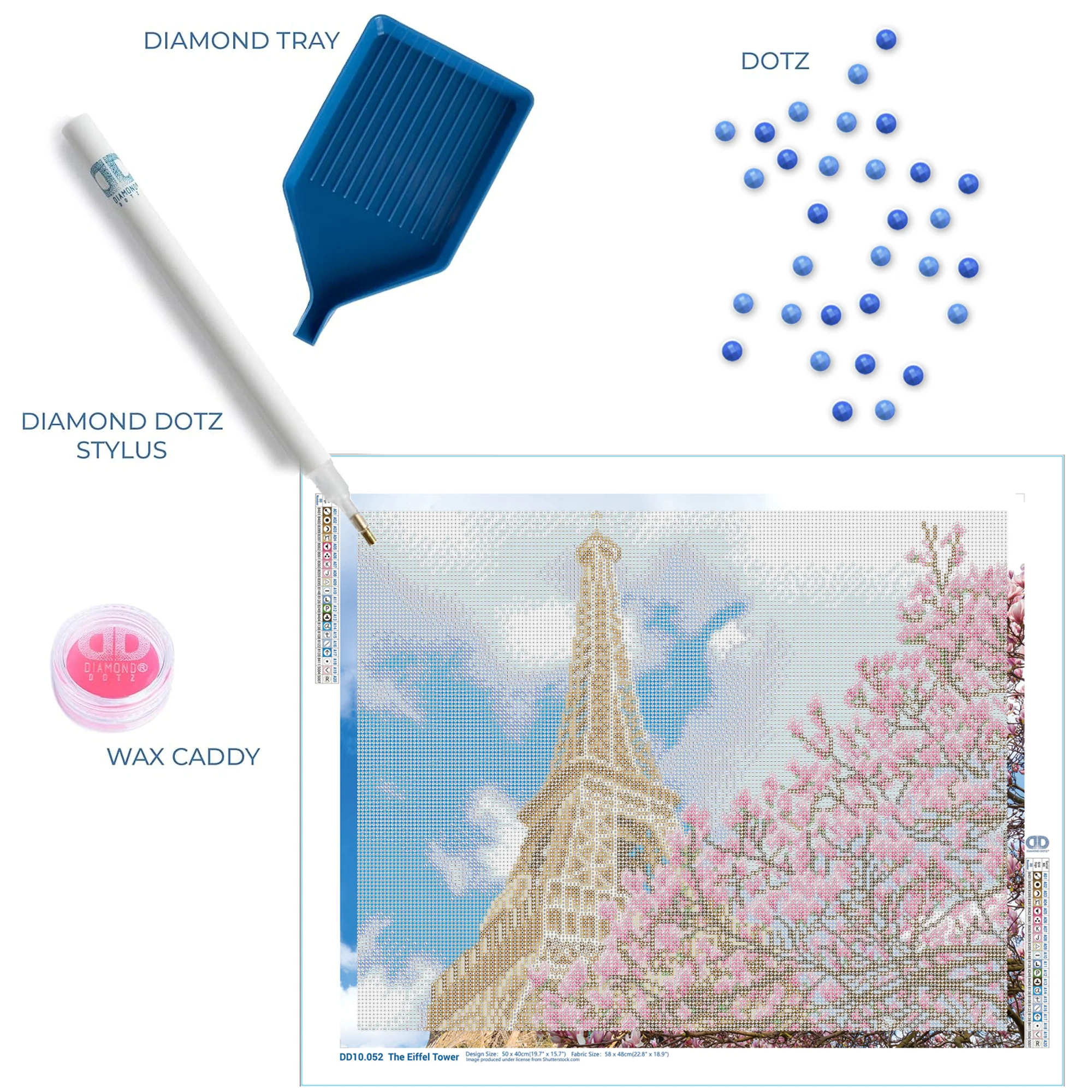 Diamond Dotz La tour Eiffel - 19.7" x 15.8" - Image 7